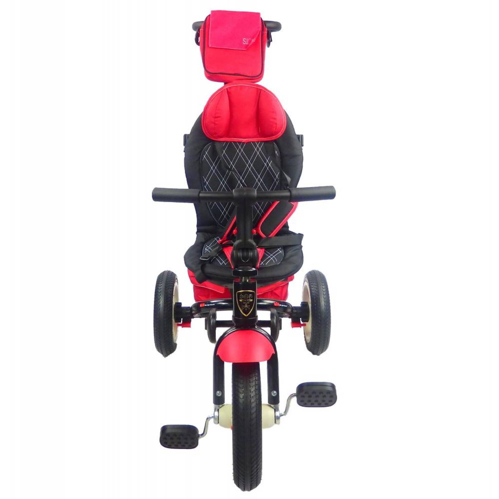 Triciclo para Bebe de lujo Llantas de Aire 360 Evolutivo 6-5 años Rojo 