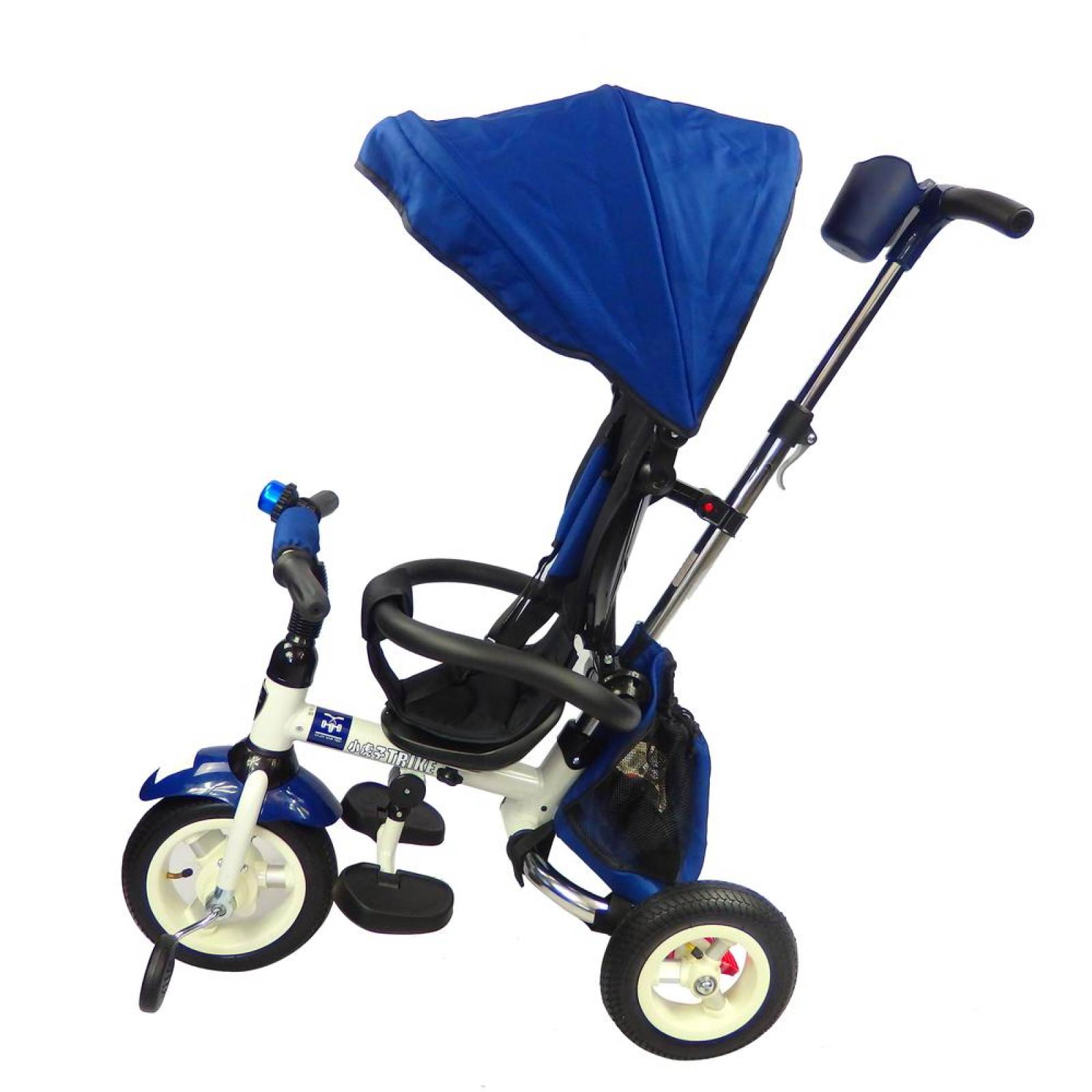 Triciclo para Bebe de lujo Llantas de Aire Evolutivo 6 meses a 5 años Azul 