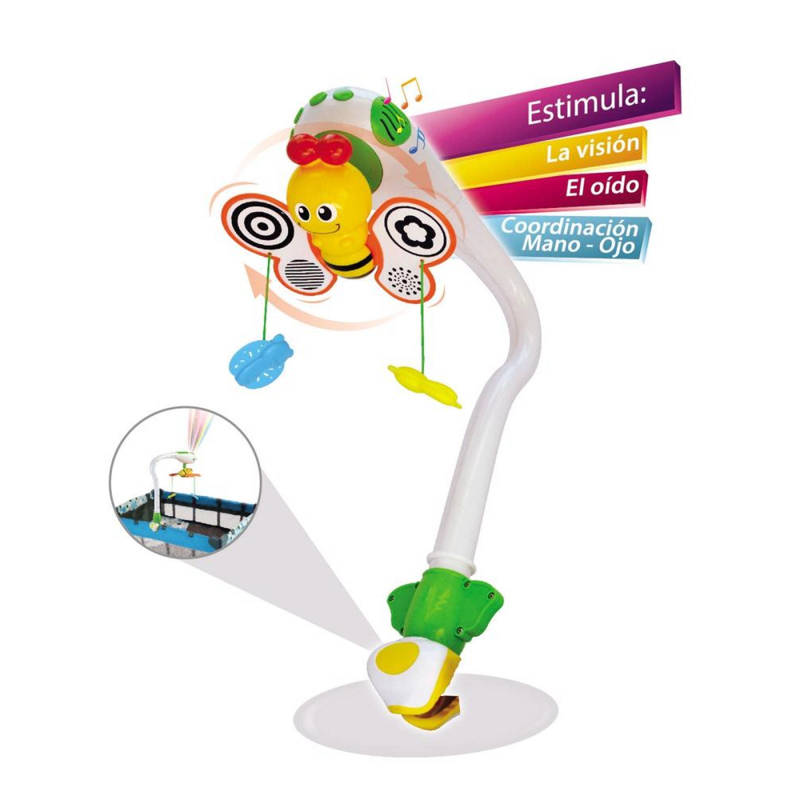 Móvil Musical Para Bebé con luz Abeja msi 