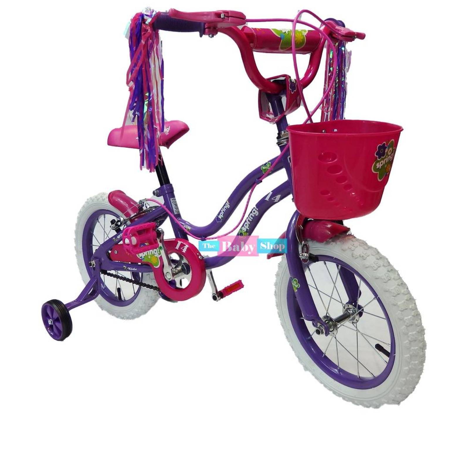 Bicicleta Infantil niña r12 Rodada 12 Llanta Inflable Bicicletas Baratas Fucsia