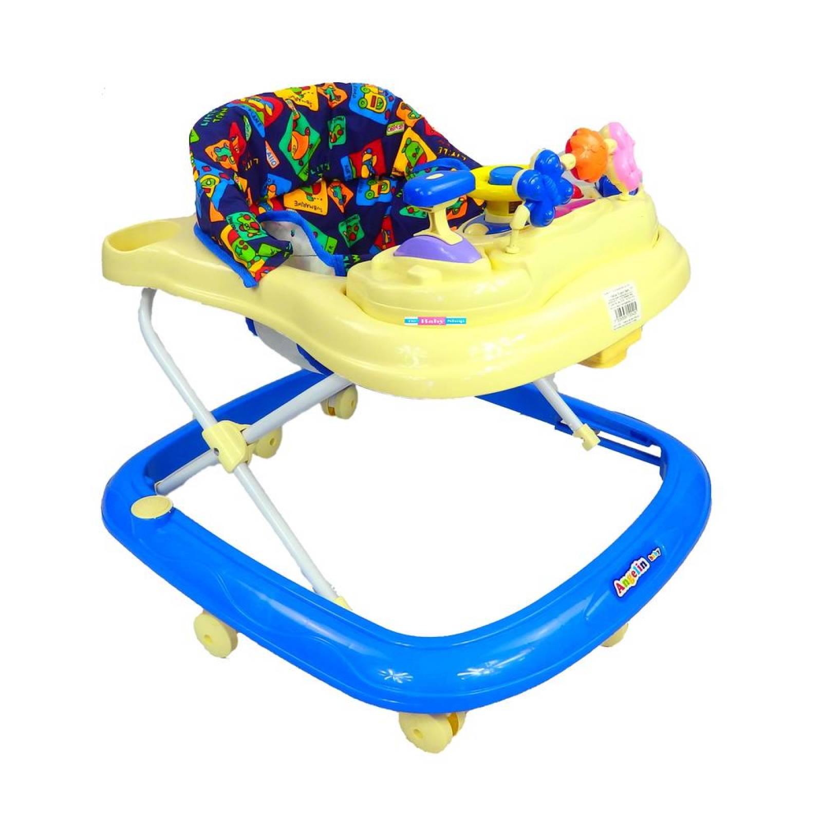 Andadera Para Bebe musical con juguetero Volante  - Azul