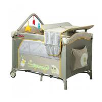 Cuna Corral Dbebe Cambiador Muñecos Varios Colores Msi Beige