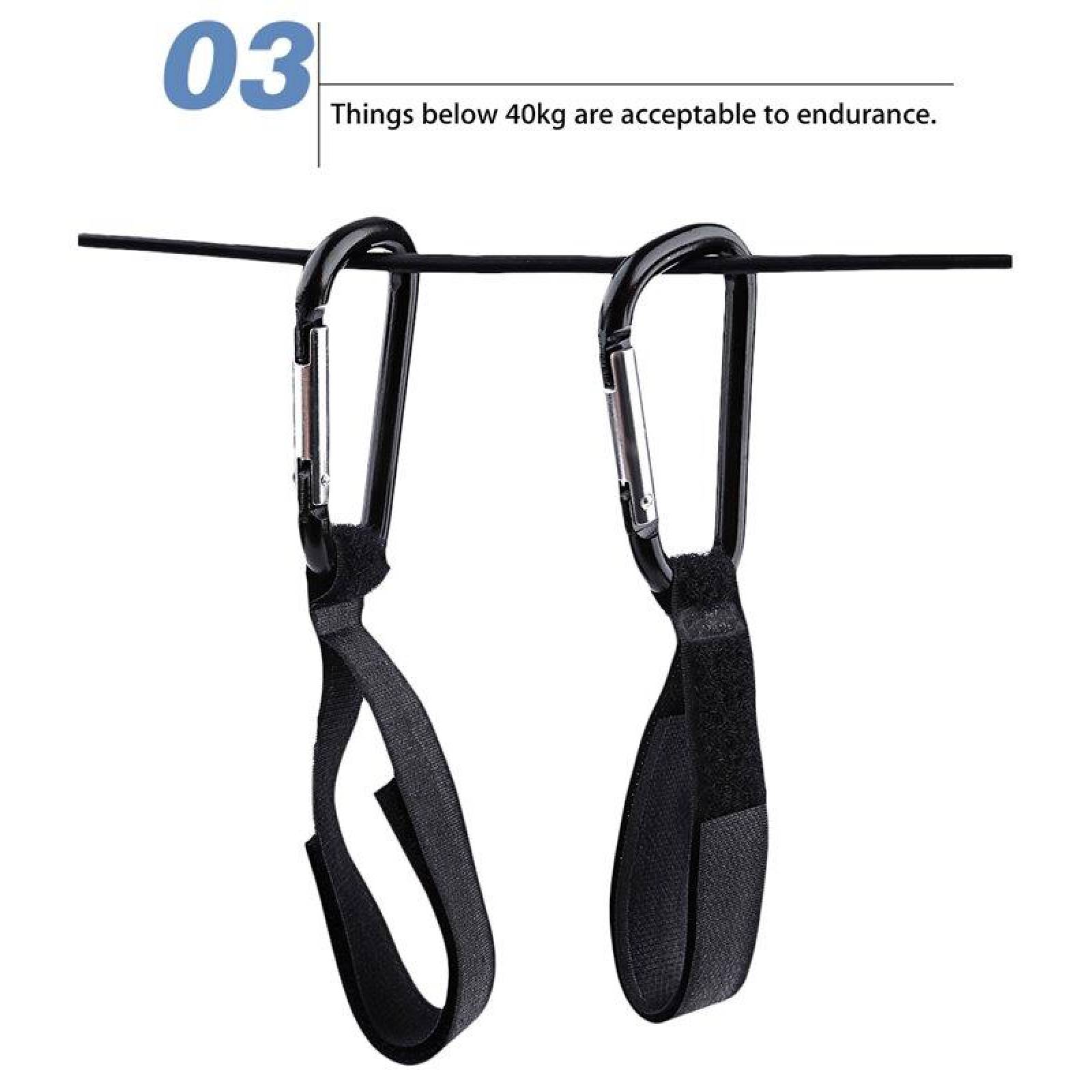 Gancho para Carriola Organizador para Bolsas y Pañalera 2pz