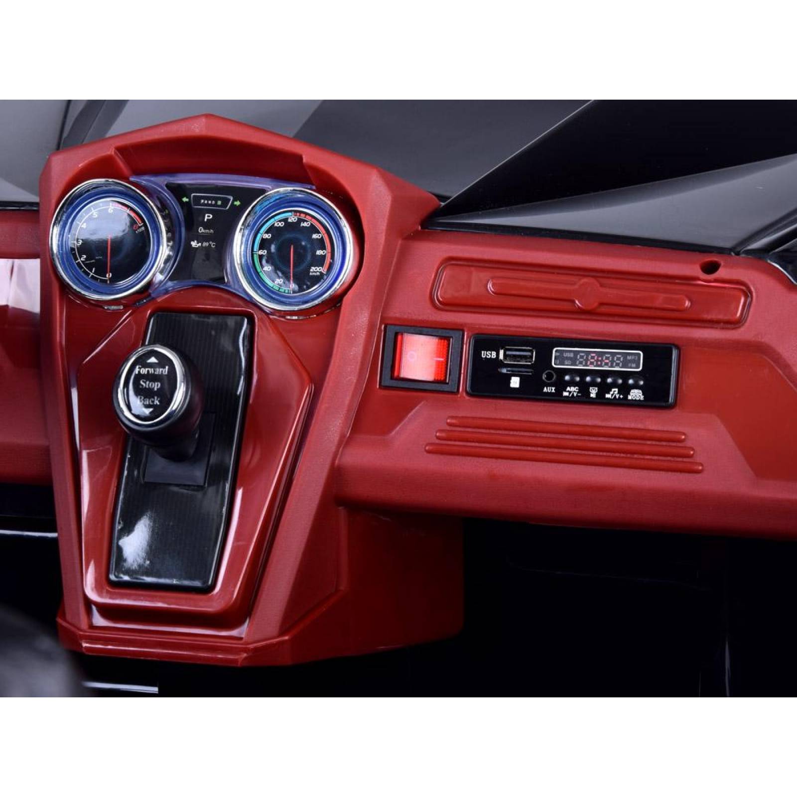 Coche Montable Electrico 4x4 2 asientos Todo Terreno Razer  - Rojo