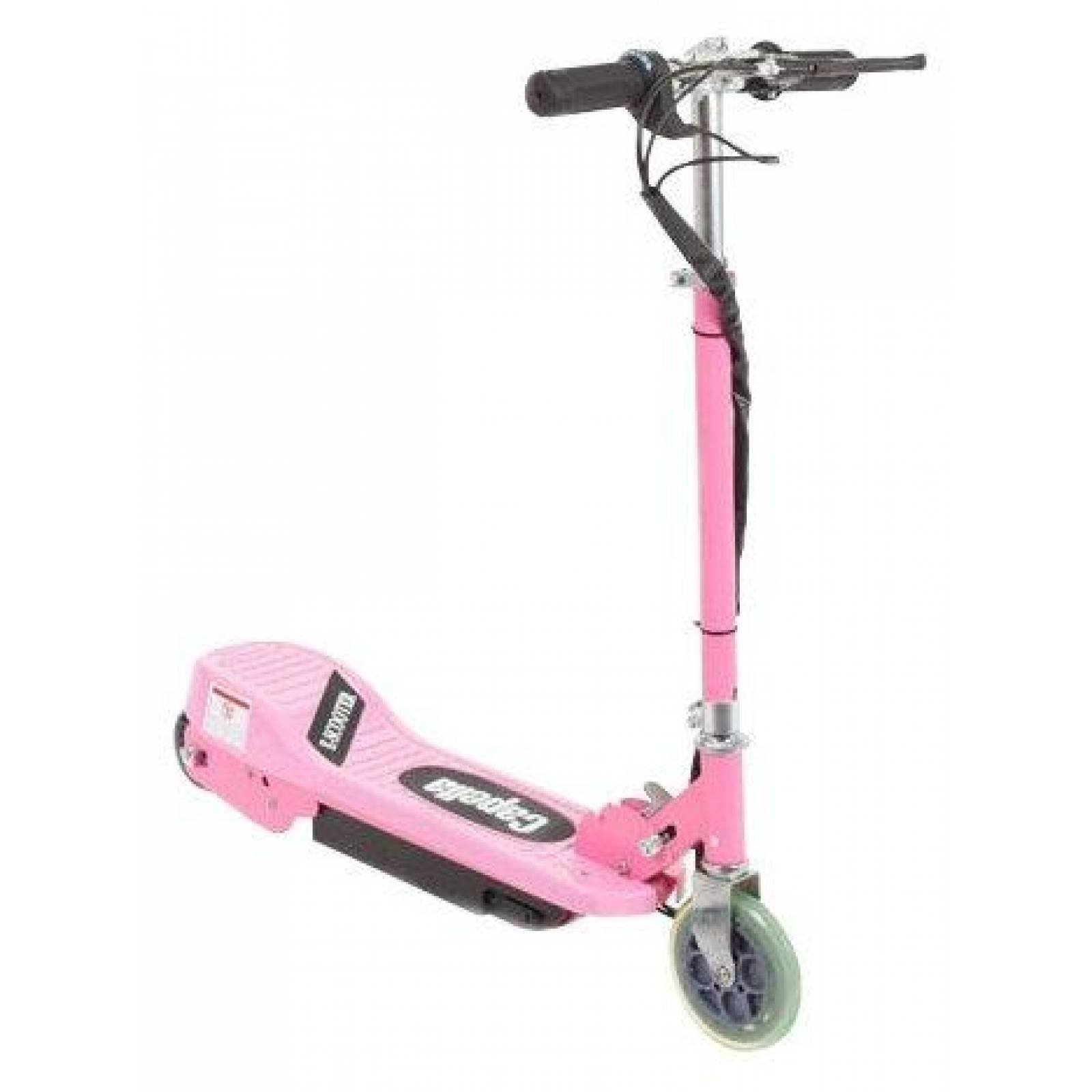 Scooter Electrico EcoForte con asiento 24 V 12 Km/h 120 W Rosa 