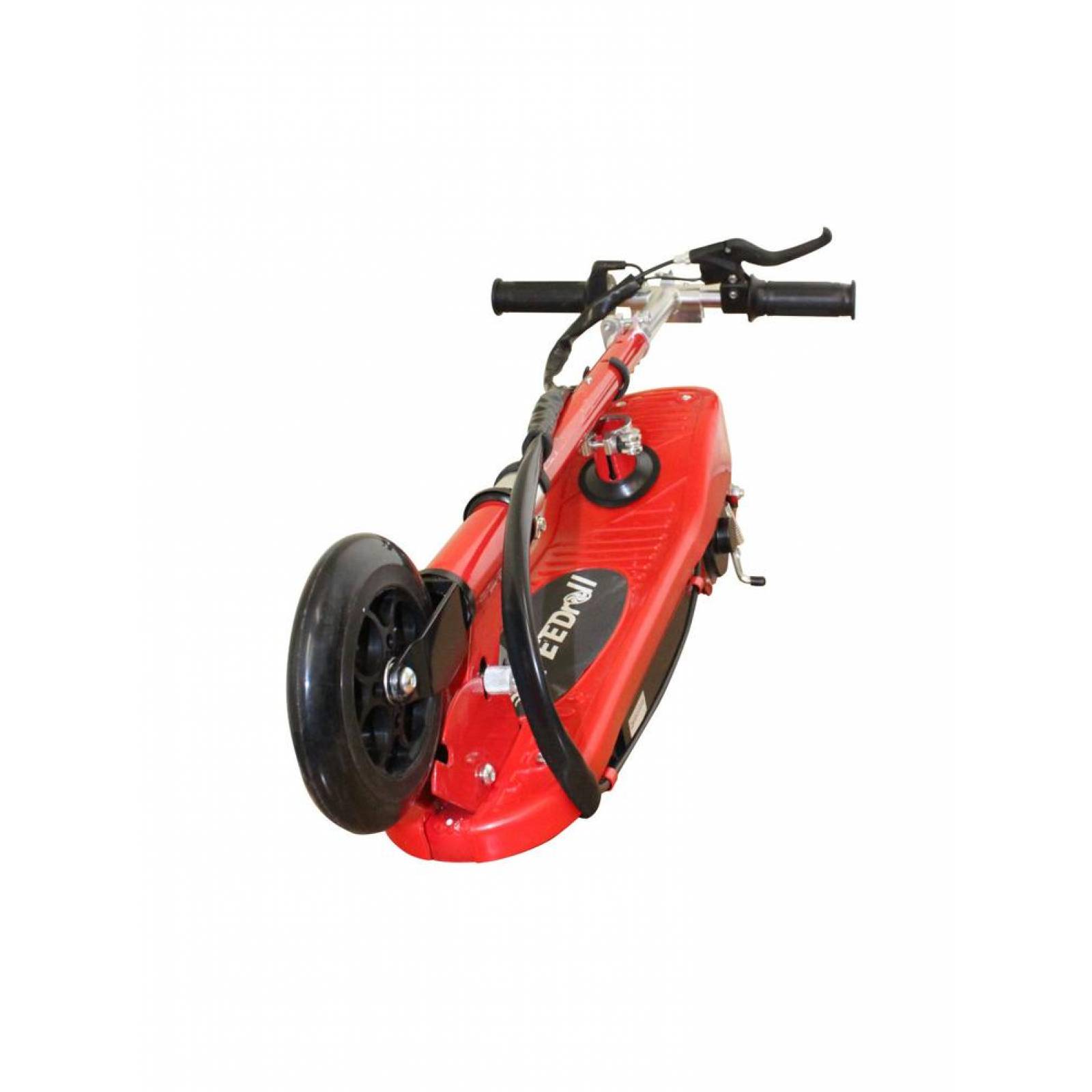 Scooter Electrico EcoForte con asiento 24 V 12 Km/h 120 W Rojo 