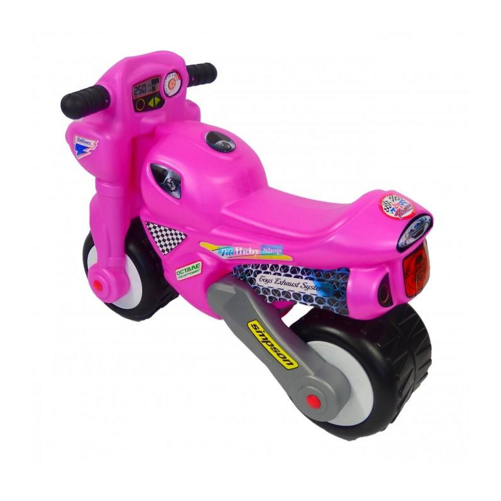 Montable Moto Correpasillos para niños 4 colores Rosa