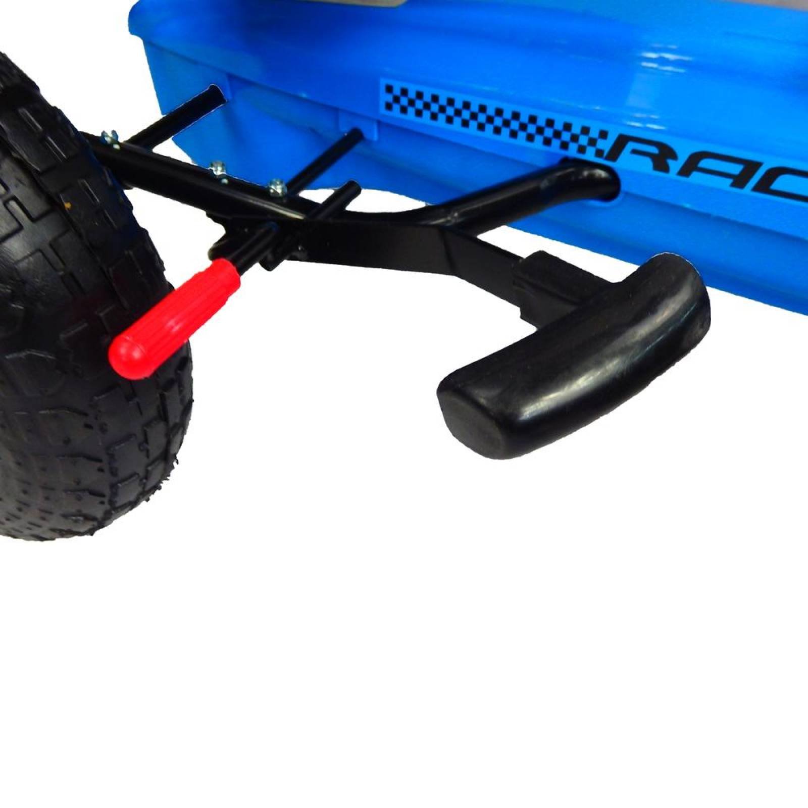 Go kart para niños con pedales y llantas de aire Tek Azul 