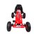Go kart para niños con pedales y llantas de aire Tek Rojo 