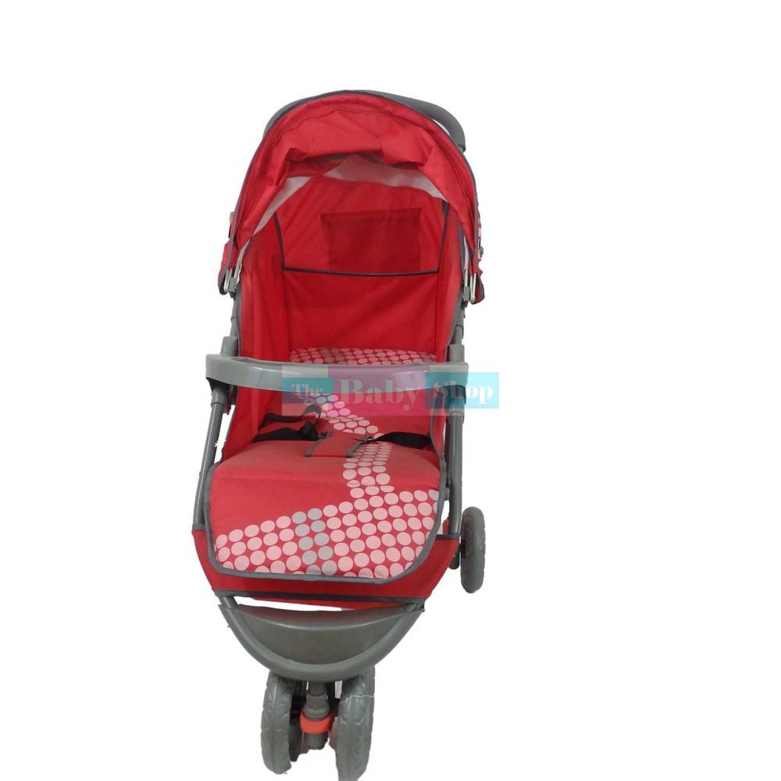 Carreolas Nuevas De 3 llantas Carriola para Bebé Varios Colores  - Rojo