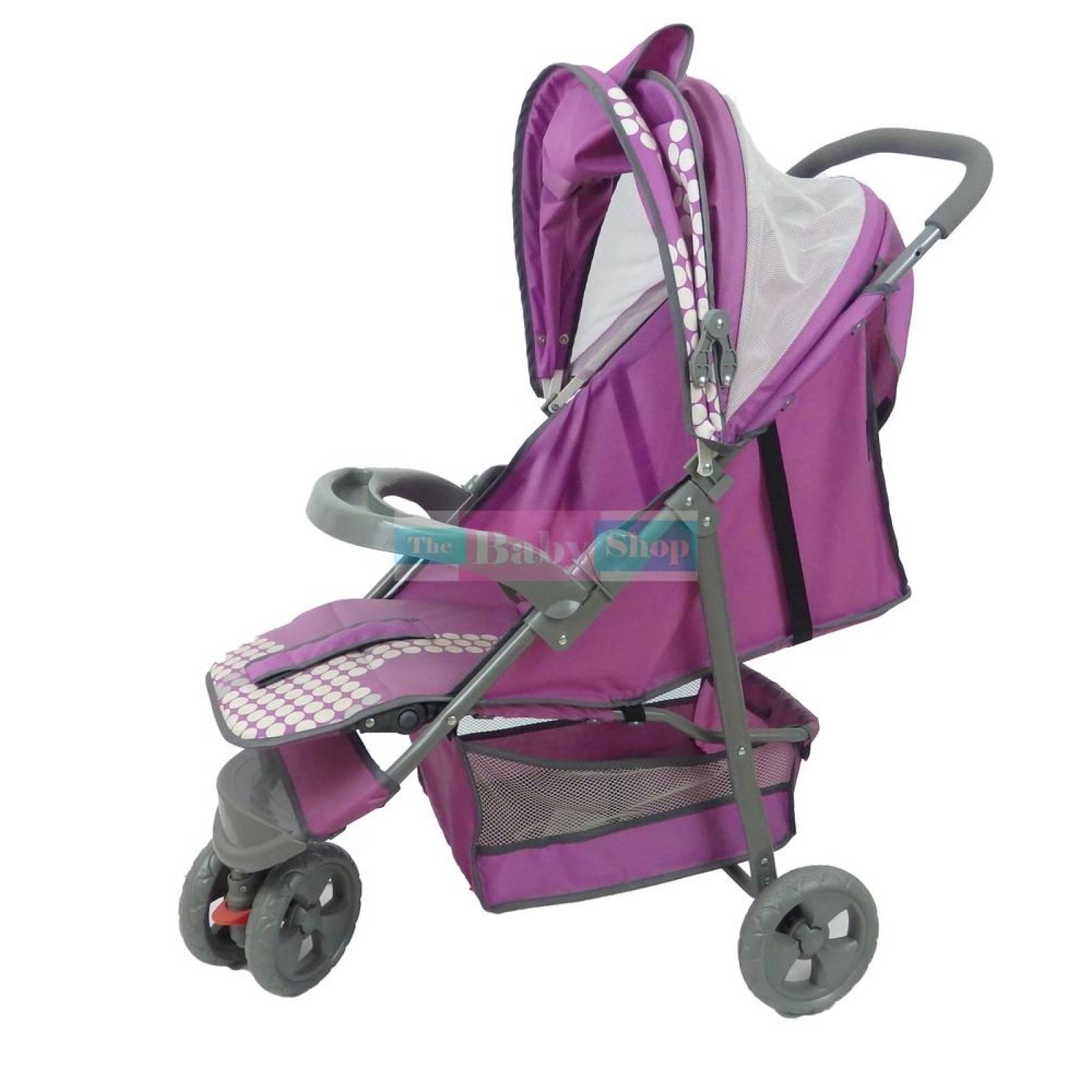 Carreolas Nuevas De 3 llantas Carriola para Bebé Varios Colores  - Fucsia