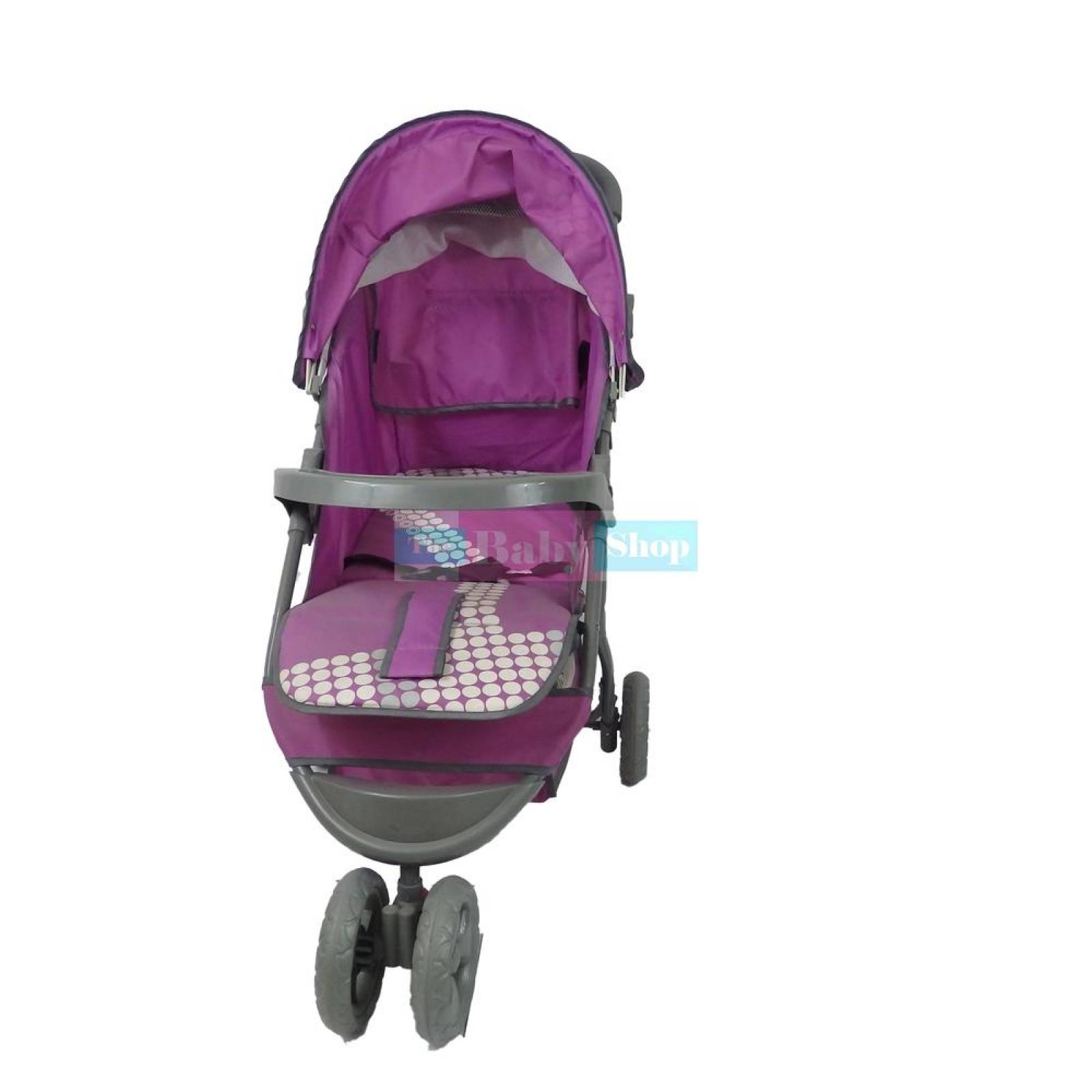 Carreolas Nuevas De 3 llantas Carriola para Bebé Varios Colores  - Fucsia