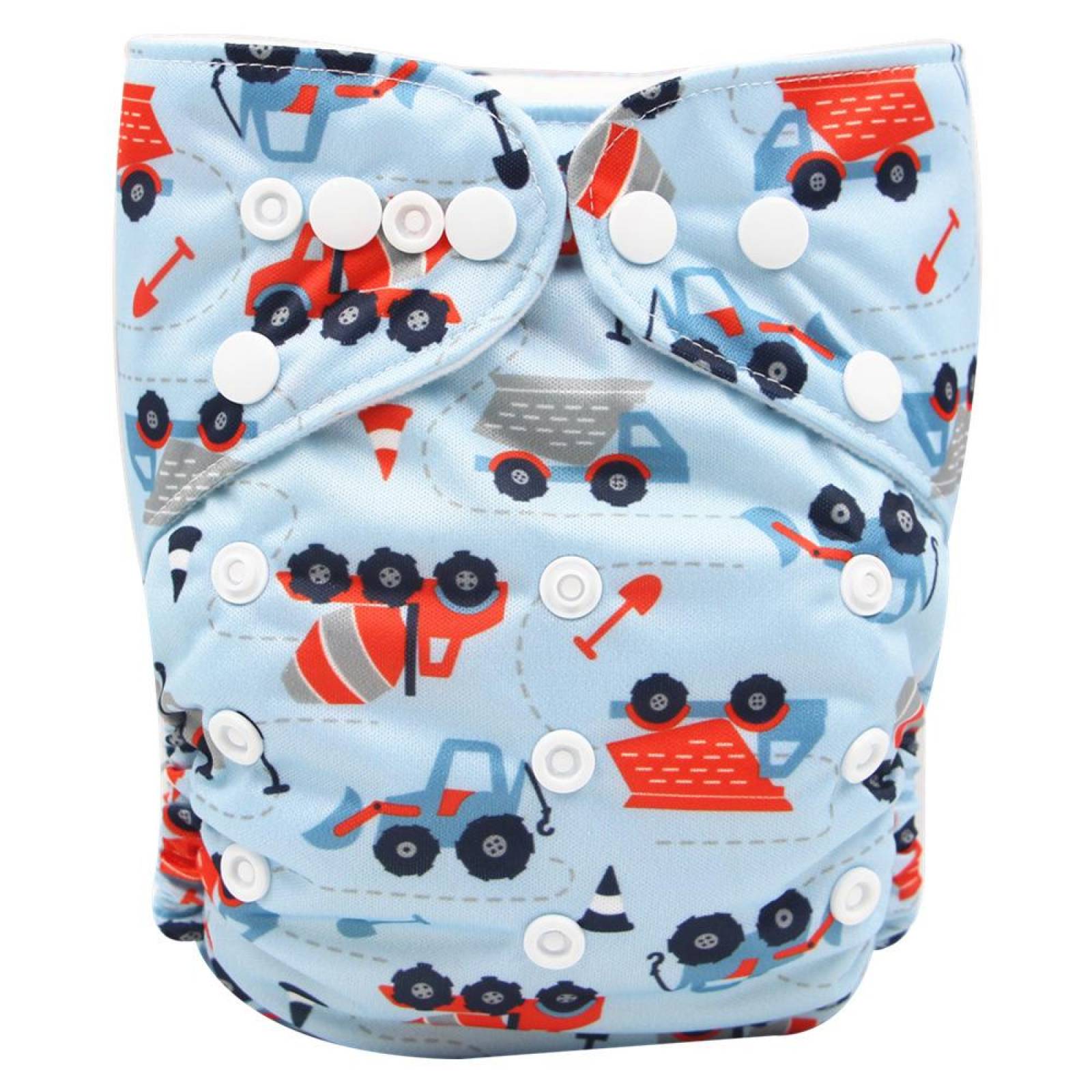Pañal ecologico de tela reutilizable con Diseños 5 pañales+ 5 Insertos Niña