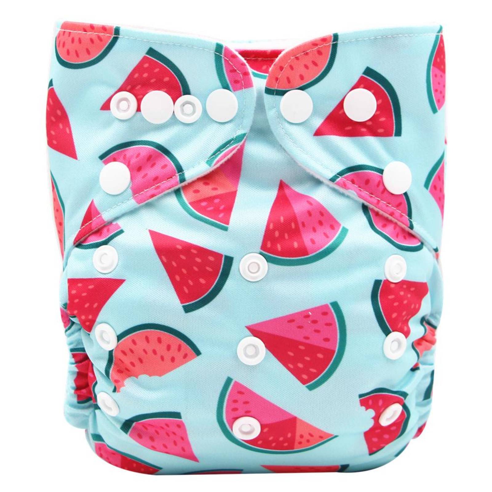 Pañal ecologico de tela reutilizable con Diseños 5 pañales+ 5 Insertos Niña