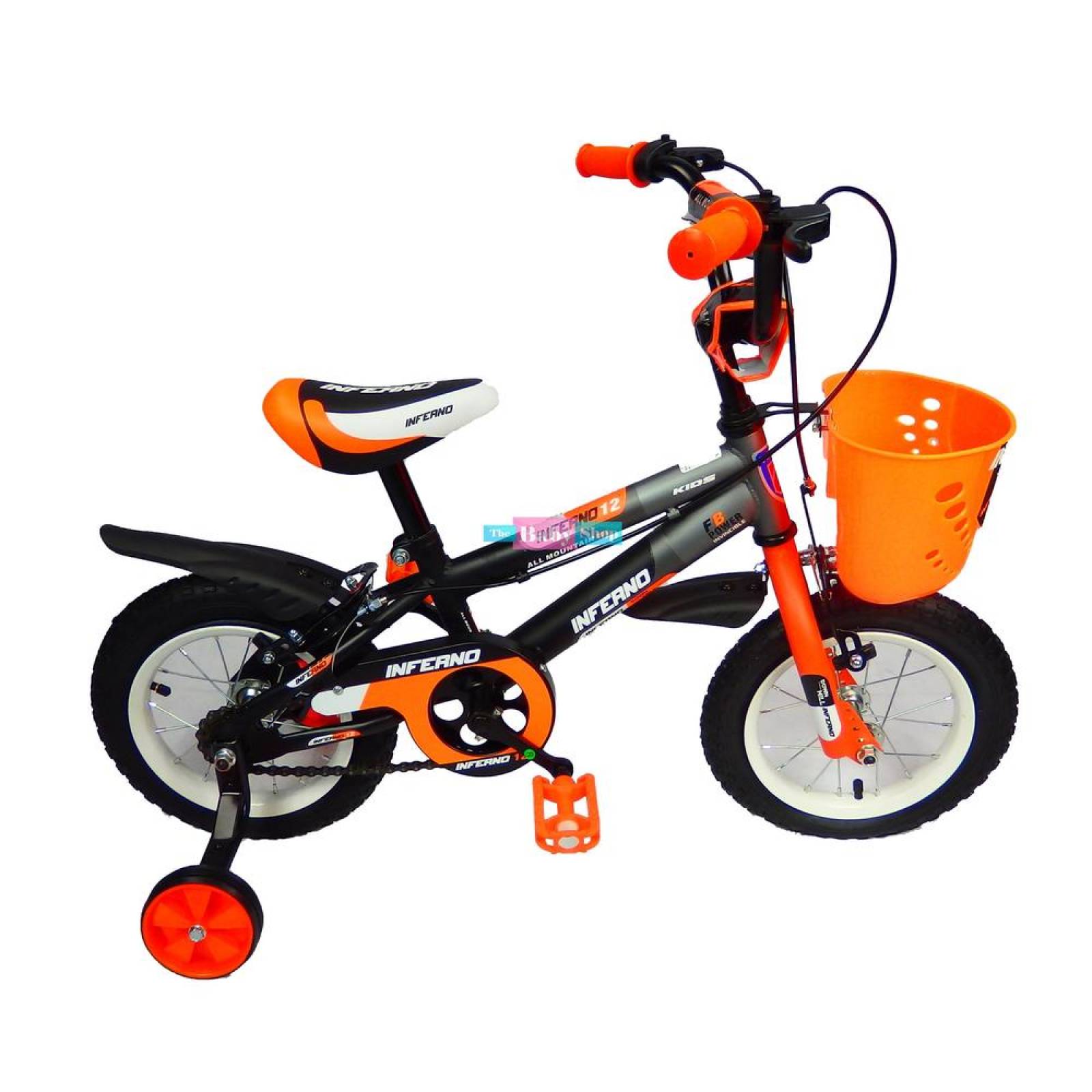 Bicicleta Infantil unisex Rodada 14 r14 Bicicletas Baratas Naranja