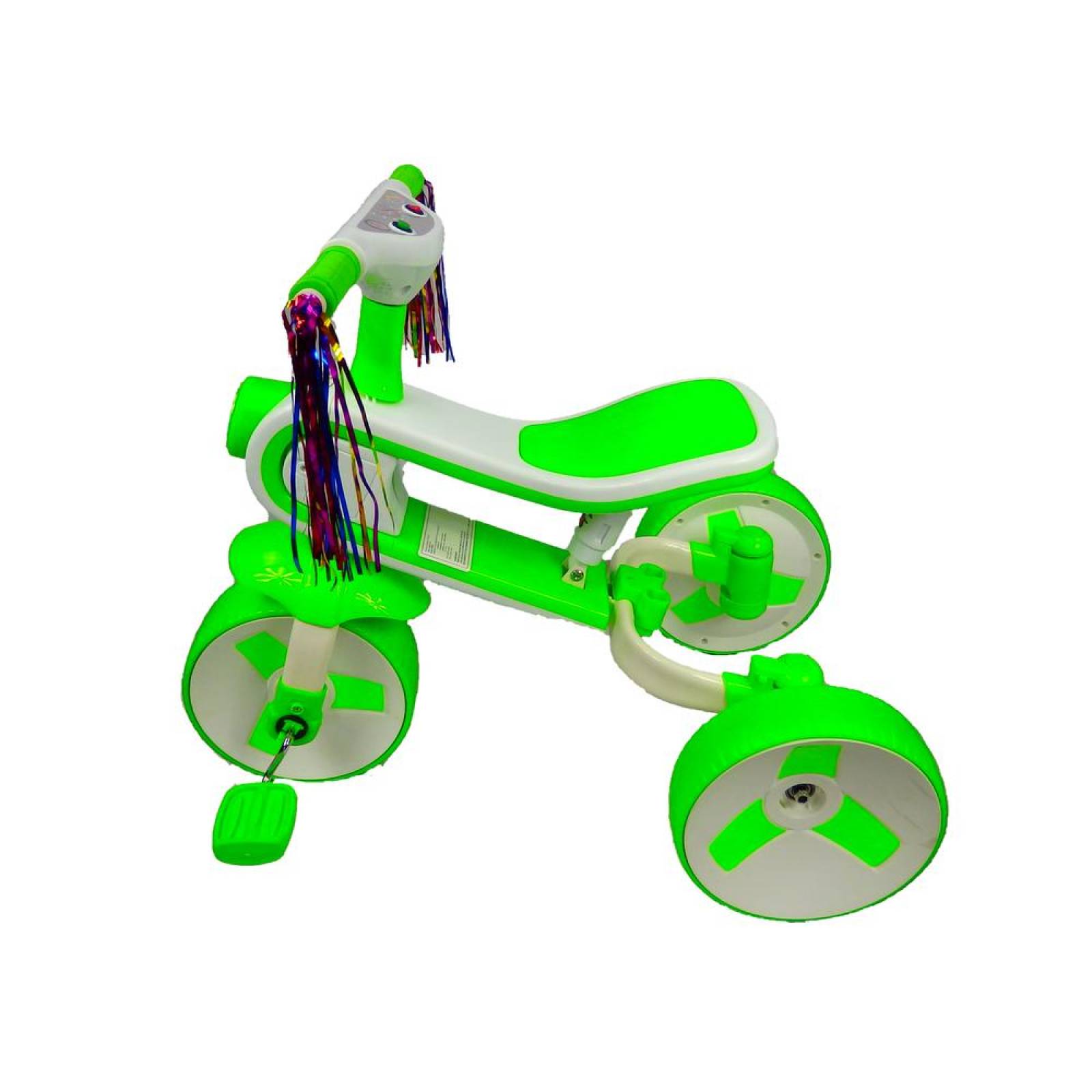 Triciclo Bicicleta y correpasillos 3 en 1 hasta 6 años Verde 