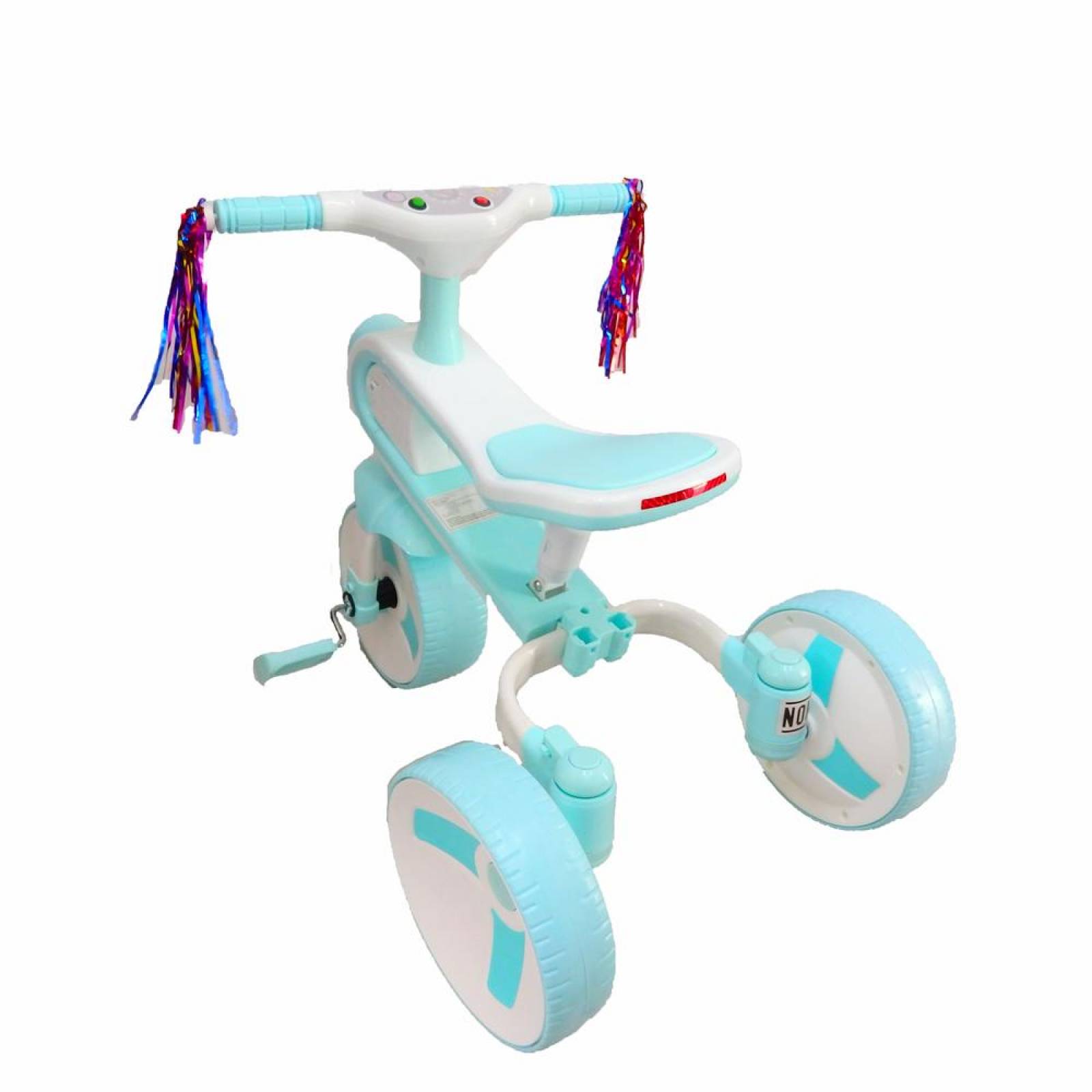 Triciclo Bicicleta y correpasillos 3 en 1 hasta de 6 años Azul Azul cielo