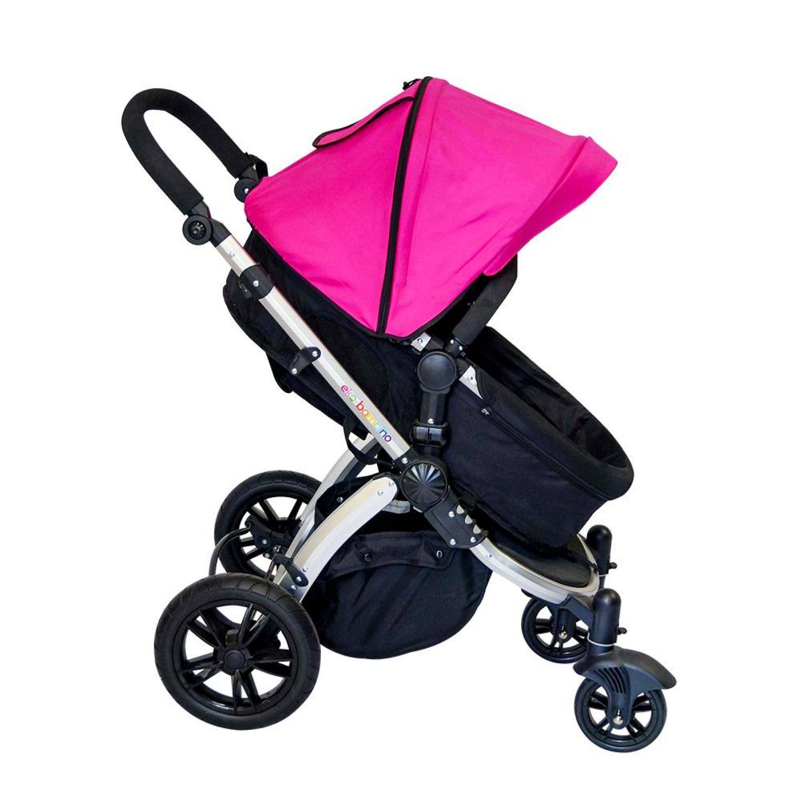 Carriola para bebé con bambineto hasta 18 kg o 4 años Rosa
