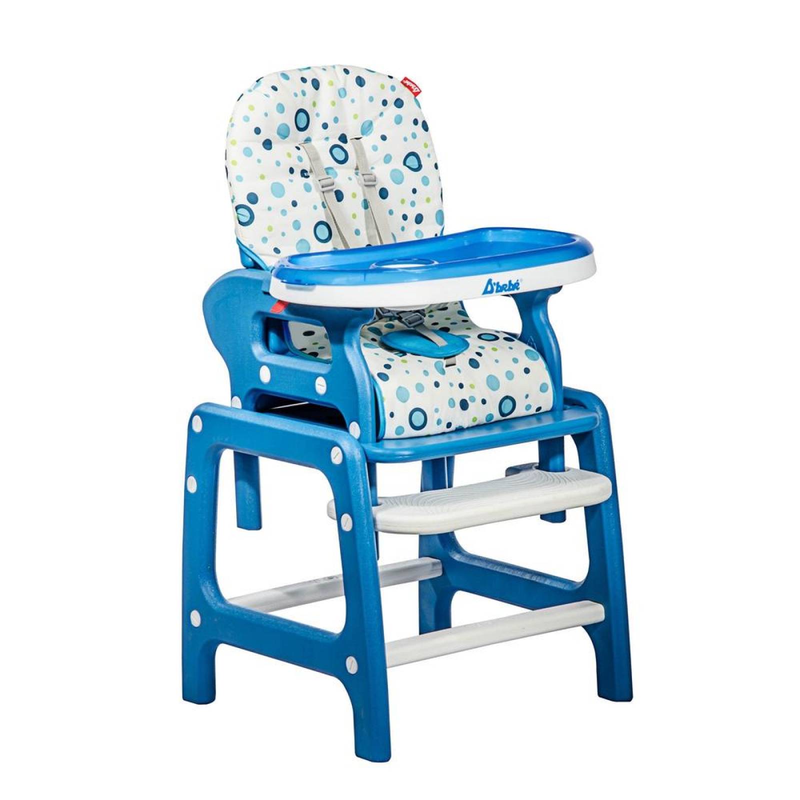 Periquera para Bebe Silla Alta para Comer MSI Azul o Verde 