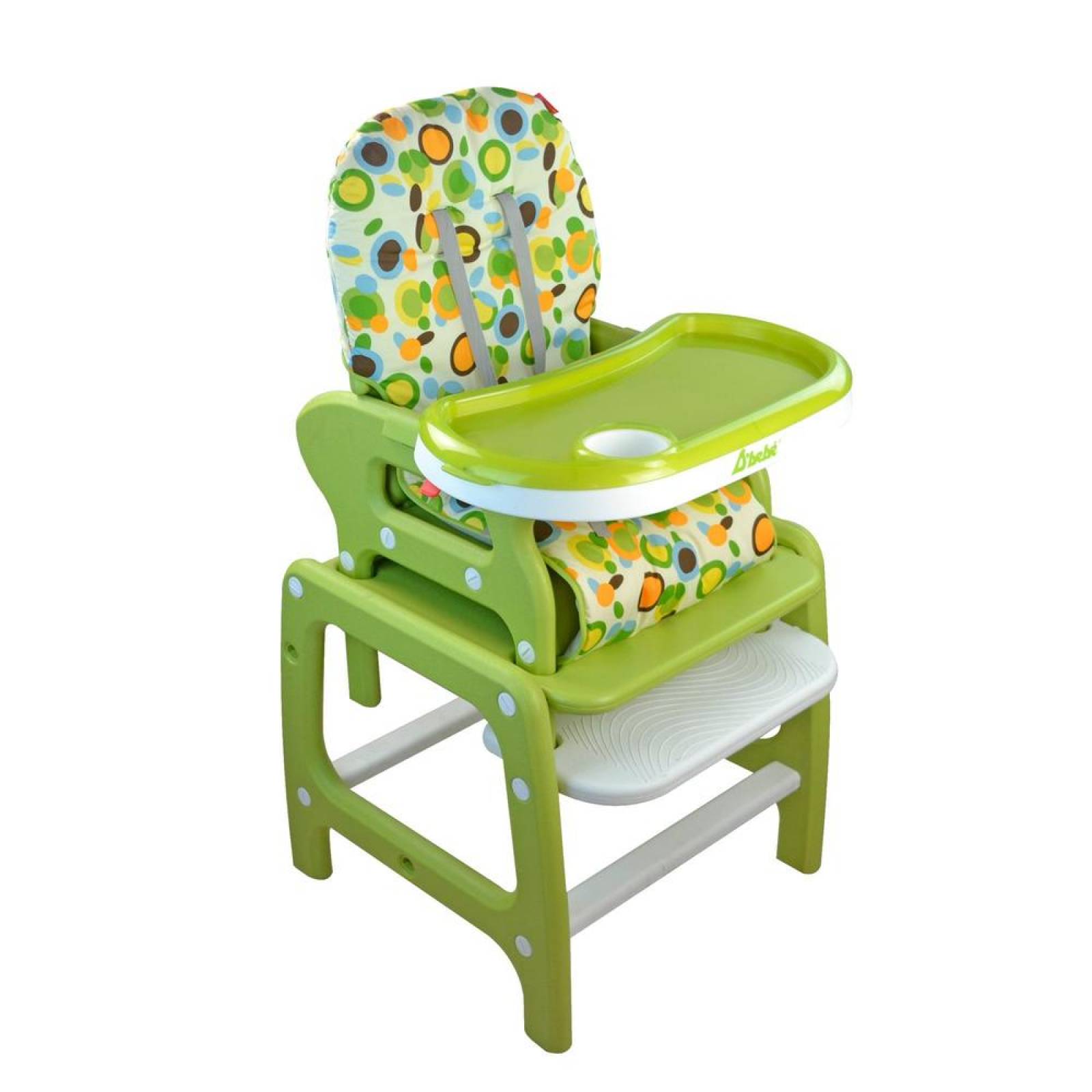 Periquera para Bebe Silla Alta para Comer MSI Azul o Verde 