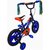 Bicicleta Infantil para niño Rodada 12 con llanta de goma Negro-Azul 