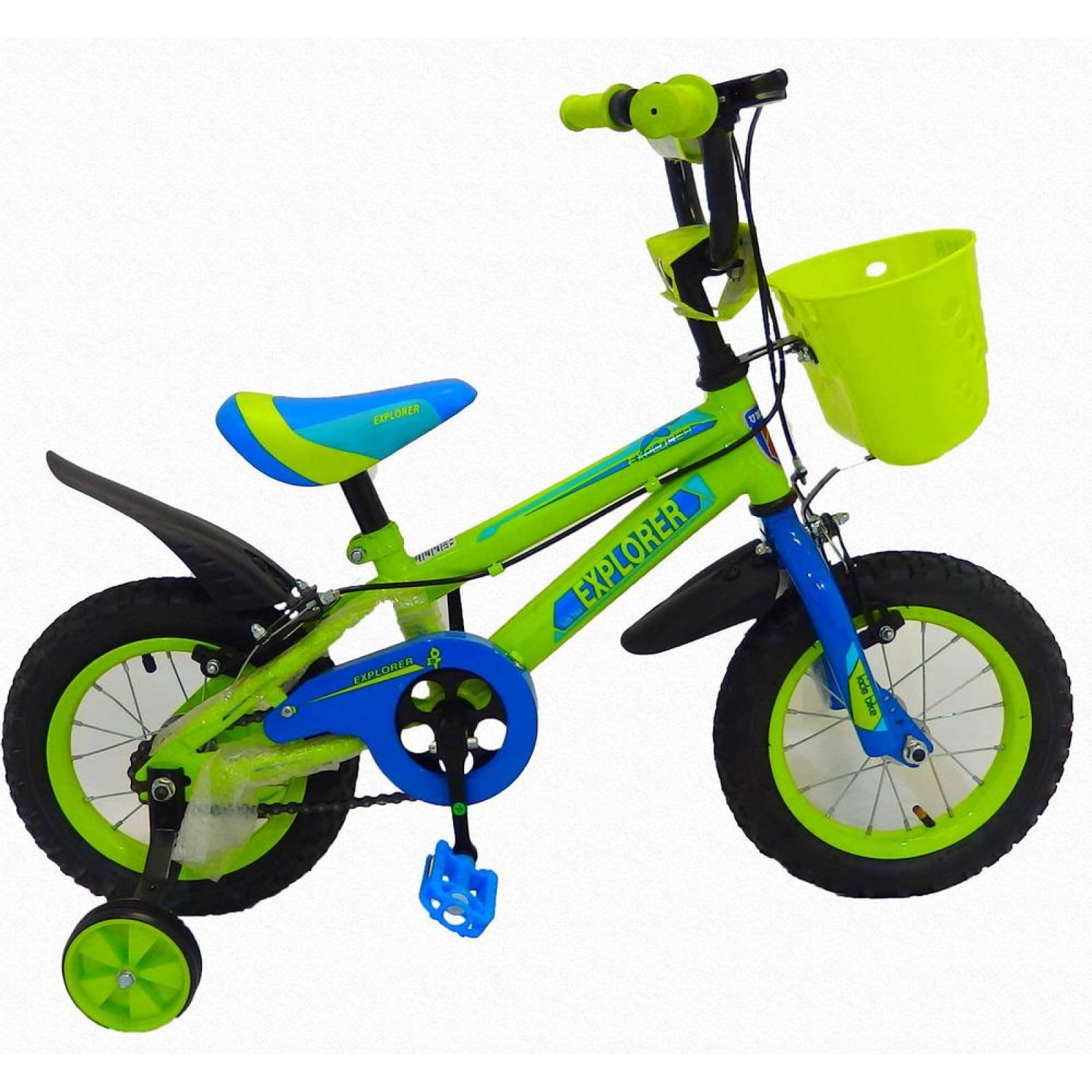 Bicicleta Infantil para niño rodada 12 Explor. Amarillo