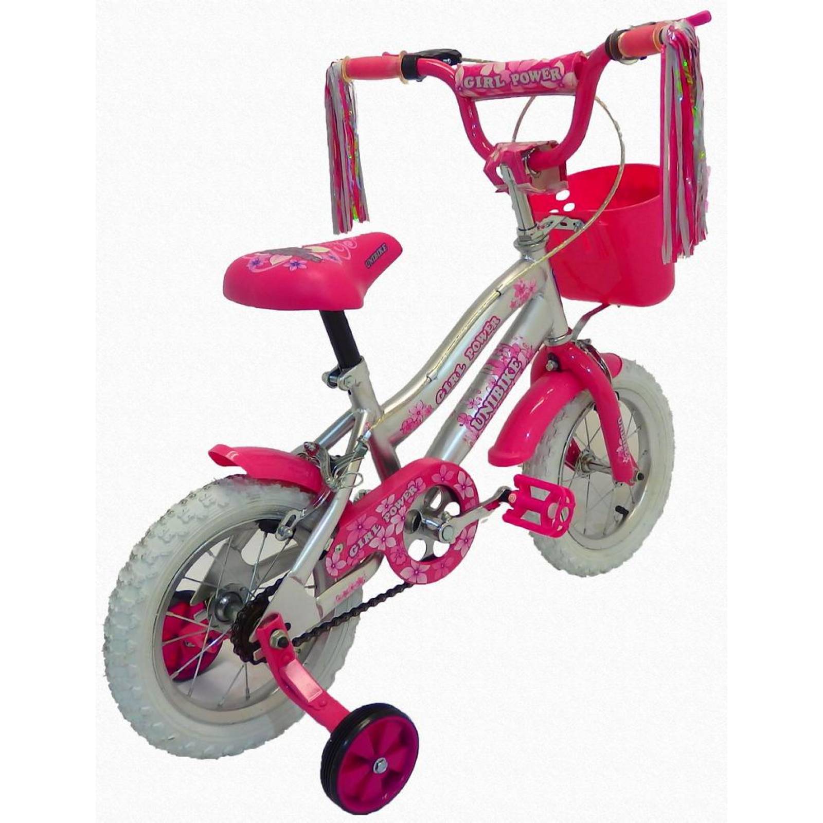 Bicicleta Infantil para niña rodada 12 Power  - Gris