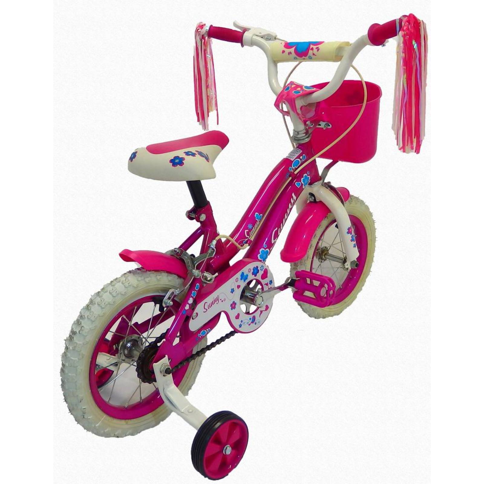 Bicicleta Infantil para niña rodada 12 Sunny  - Rosa