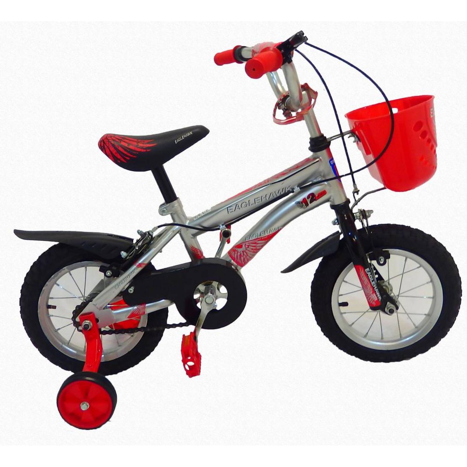 Bicicleta Infantil para niño rodada 12 Eagle  - Gris