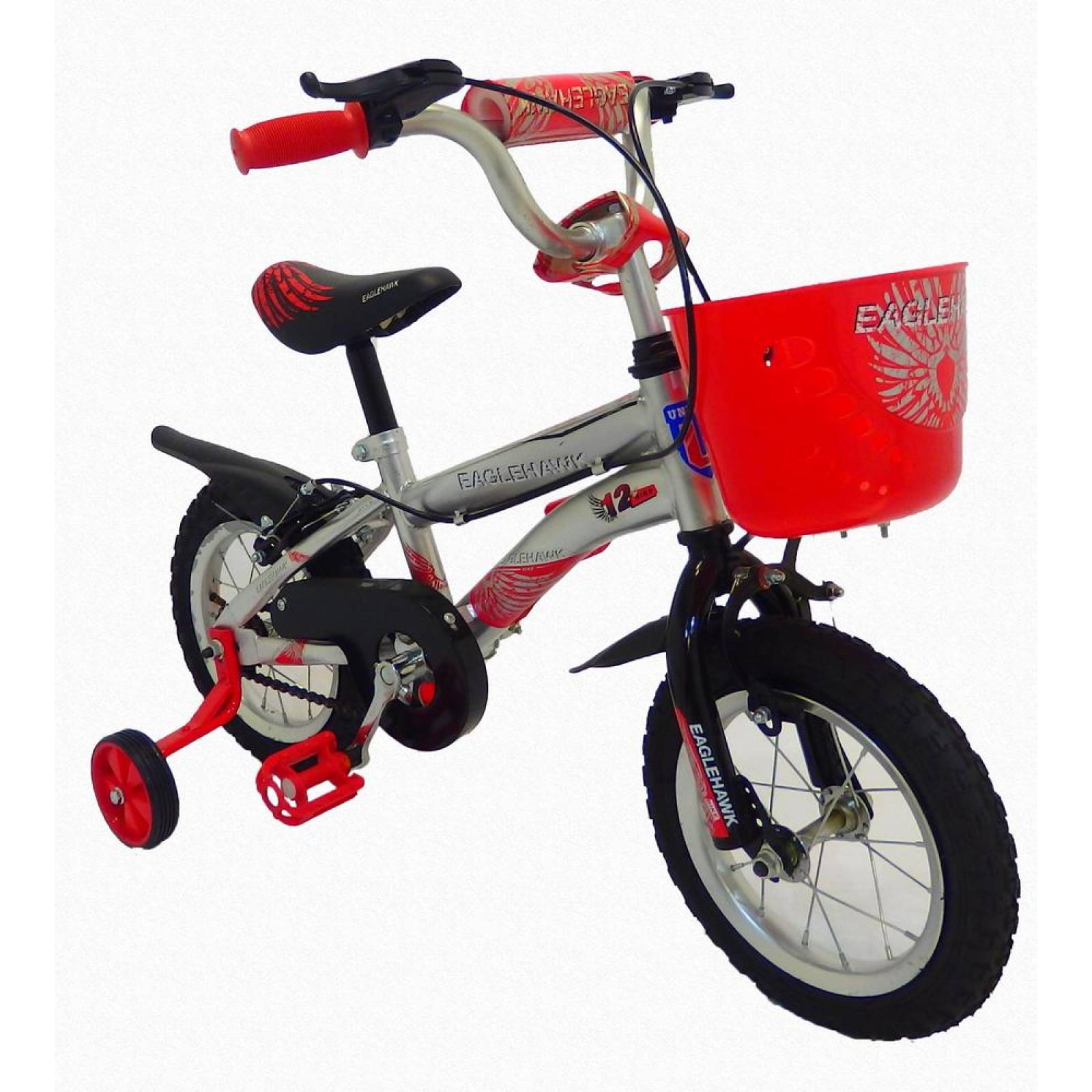 Bicicleta Infantil para niño rodada 12 Eagle  - Gris