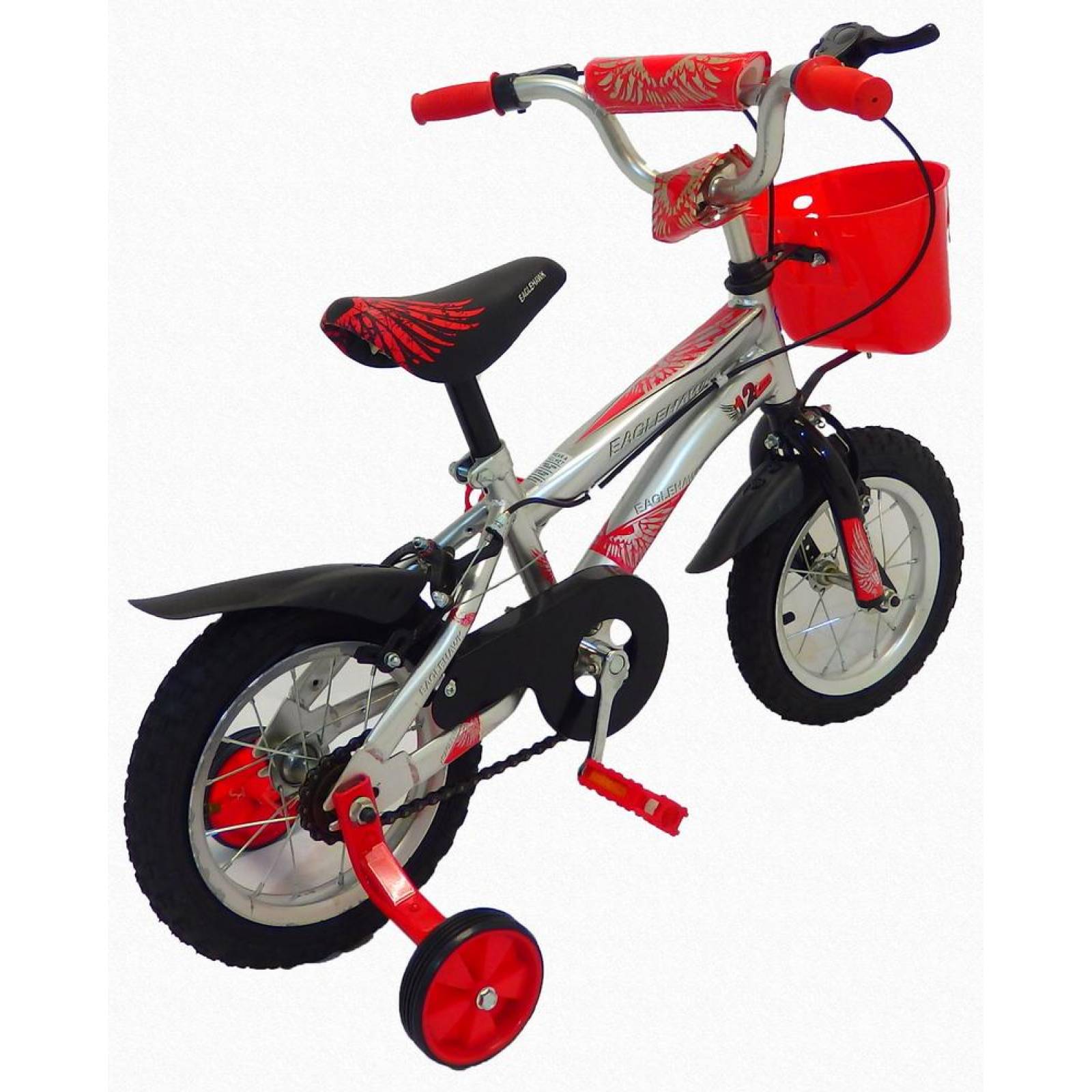 Bicicleta Infantil para niño rodada 12 Eagle  - Gris