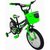 Bicicleta Infantil para niño rodada 14 Negro-Verde  - Verde