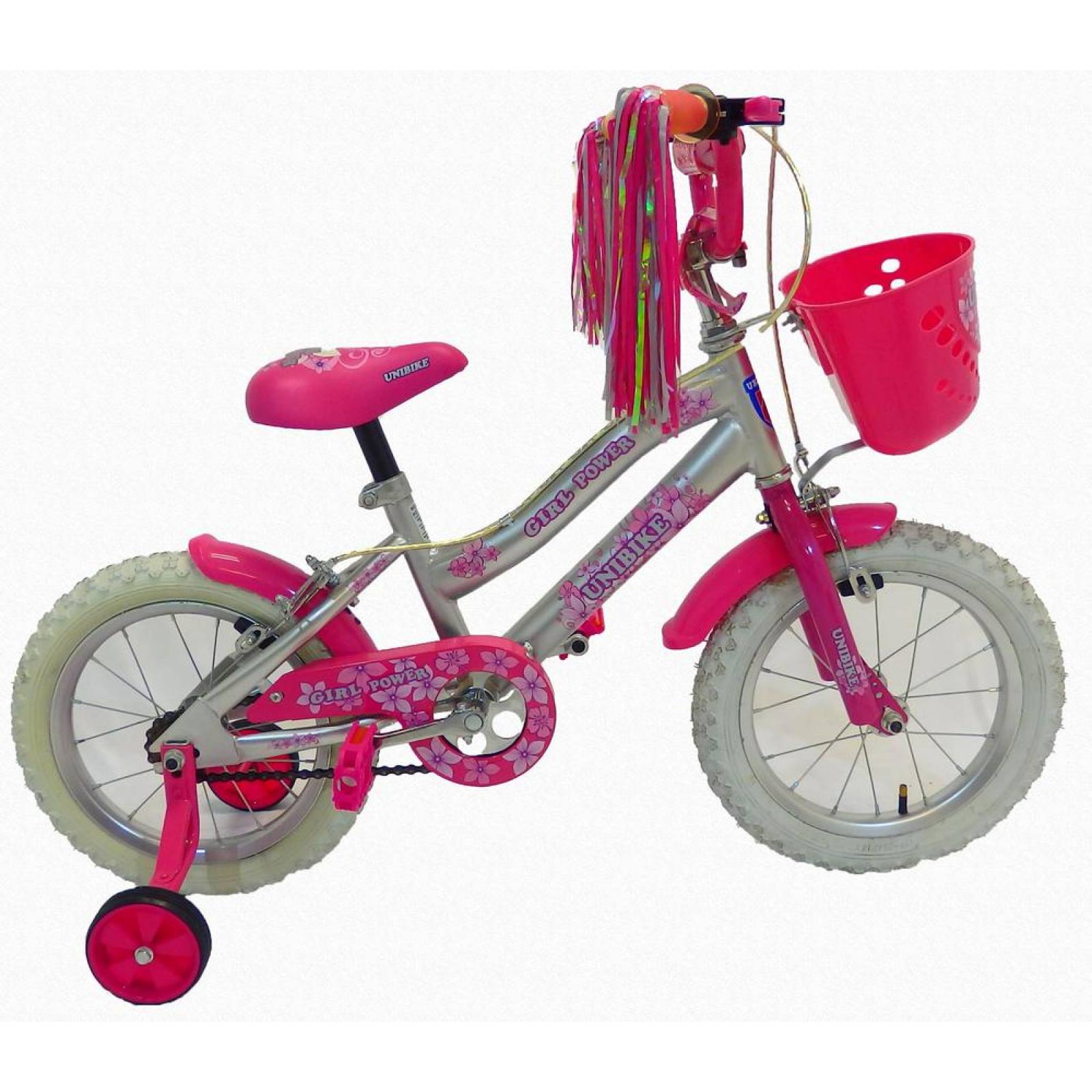Bicicleta Infantil para niña rodada 14 Power  - Gris