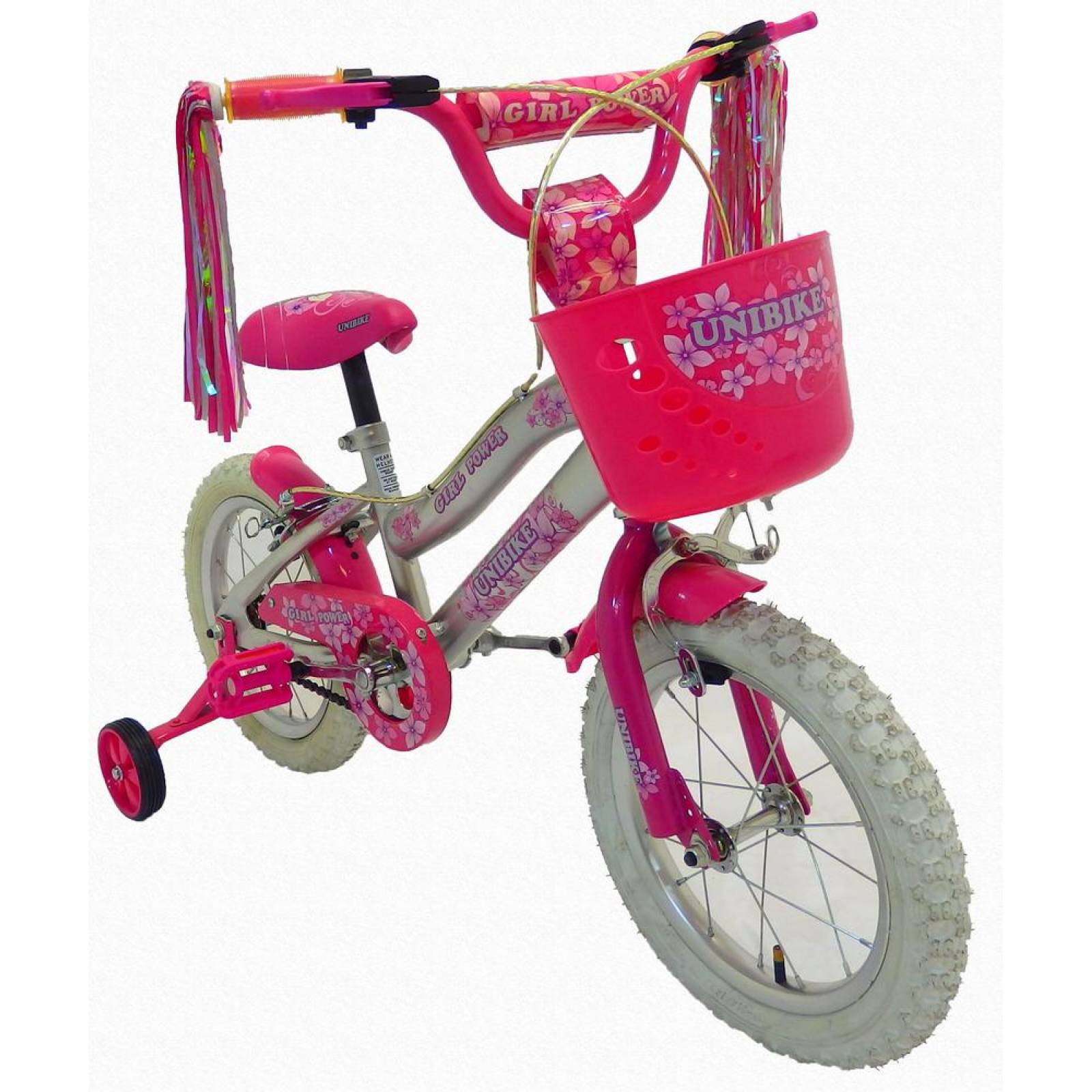 Bicicleta Infantil para niña rodada 14 Power  - Gris