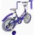 Bicicleta Infantil para niña rodada 16 Blanco-Lila  - Violeta