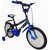 Bicicleta Infantil para niño rodada 16 Negro-Azul  - Azul