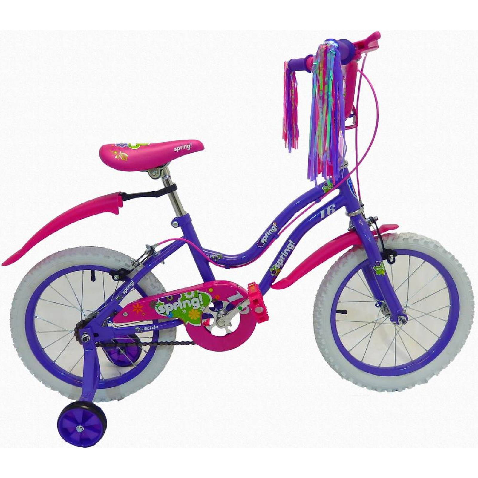 Bicicleta Infantil para niña rodada 16 Spring  - Violeta