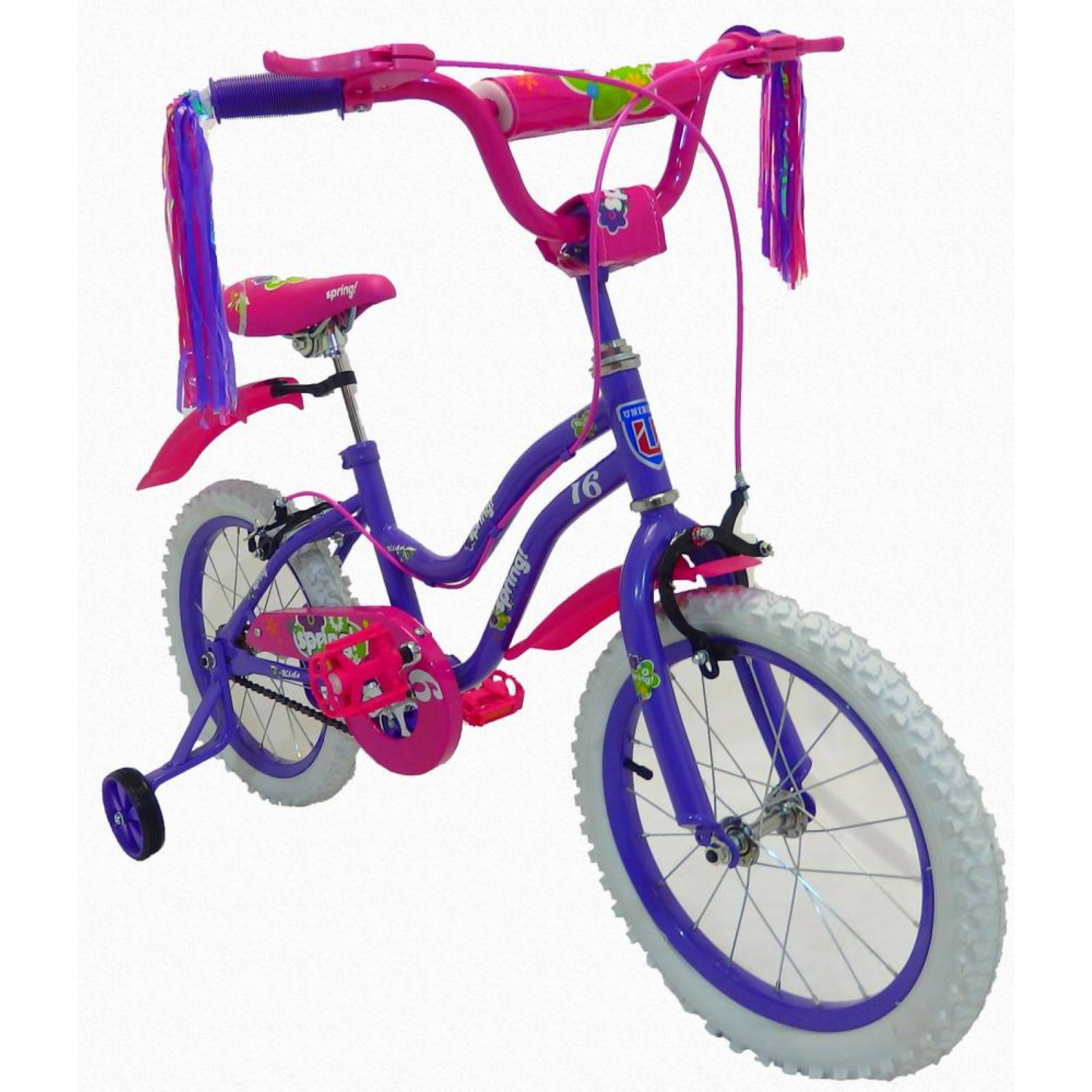 Bicicleta Infantil para niña rodada 16 Spring  - Violeta