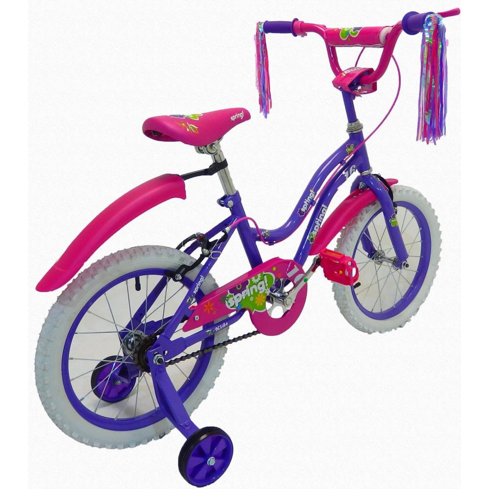 Bicicleta Infantil para niña rodada 16 Spring  - Violeta