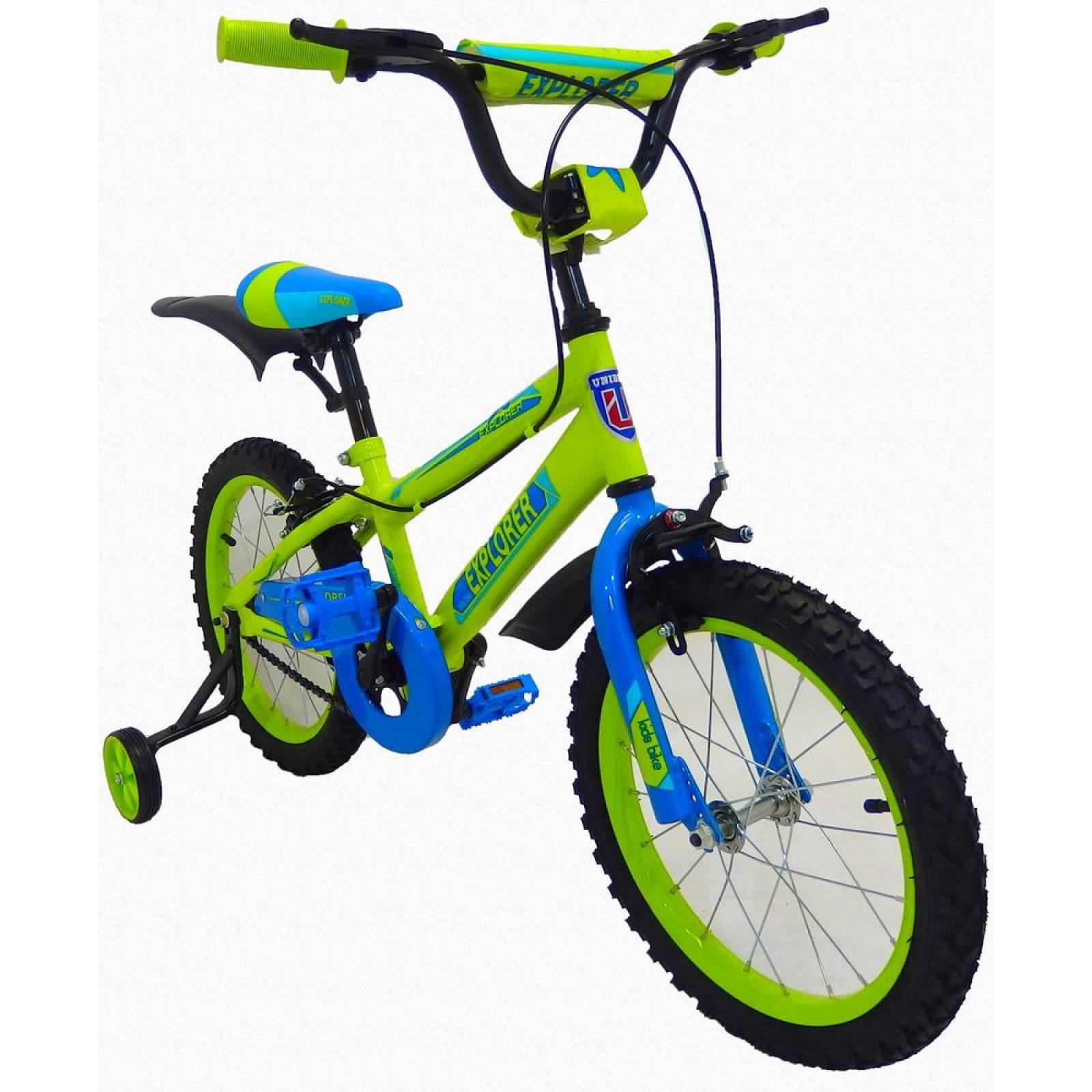 Bicicleta Infantil para niño rodada 16 Explorer  - Amarillo