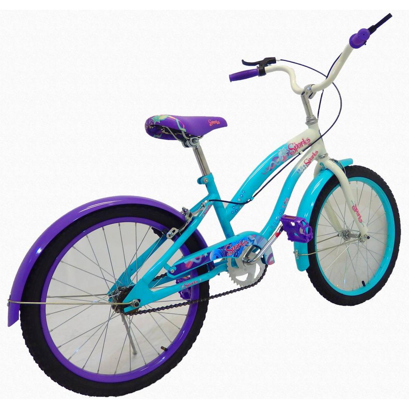 Bicicleta Infantil para niña rodada 20 SPARKS  - Azul