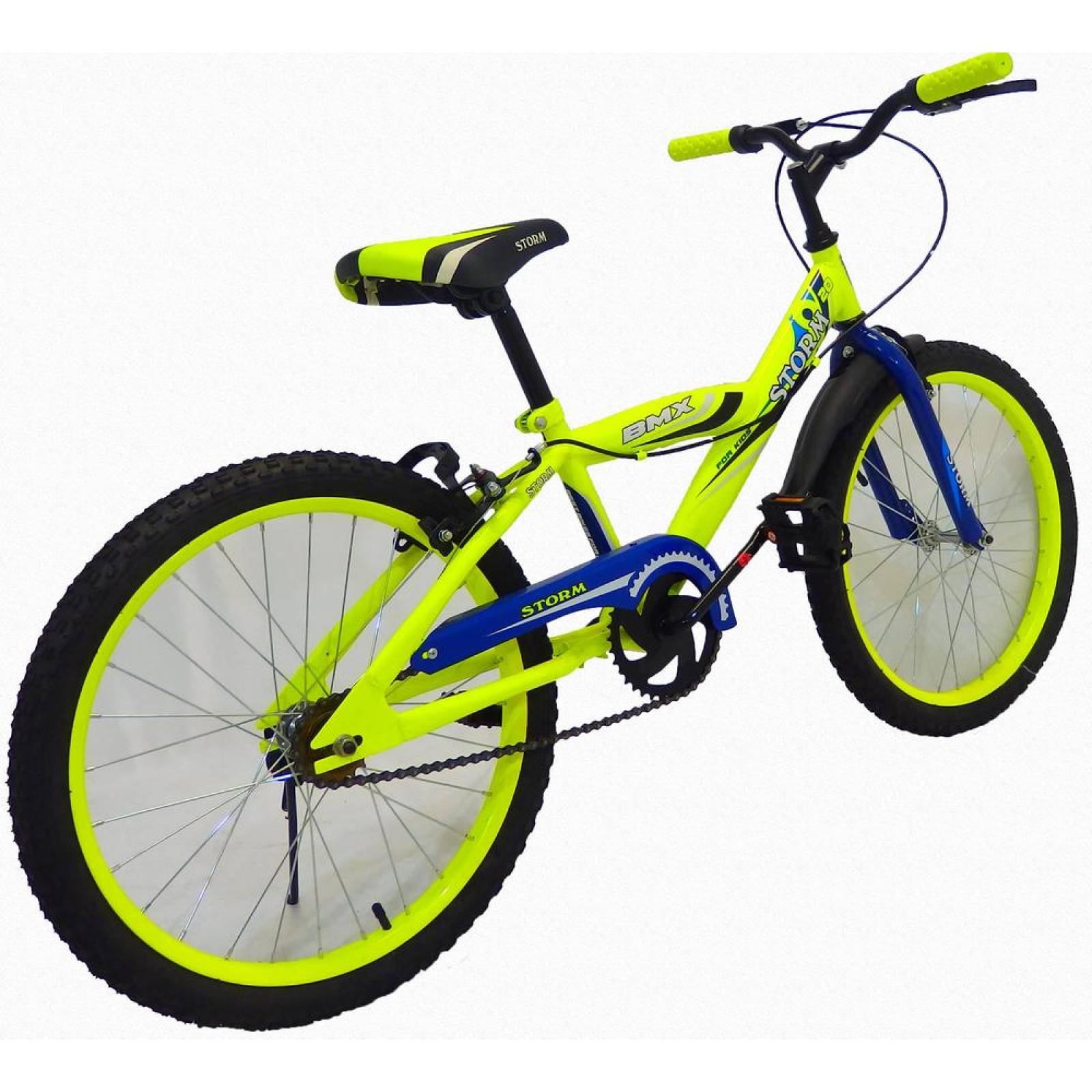 Bicicleta Infantil Para Niño Rodada 20 Strom Azul Marino