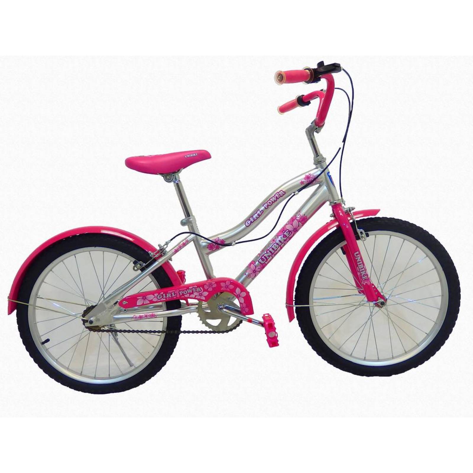 Bicicleta Infantil para niña rodada 20 POWER  - Blanco