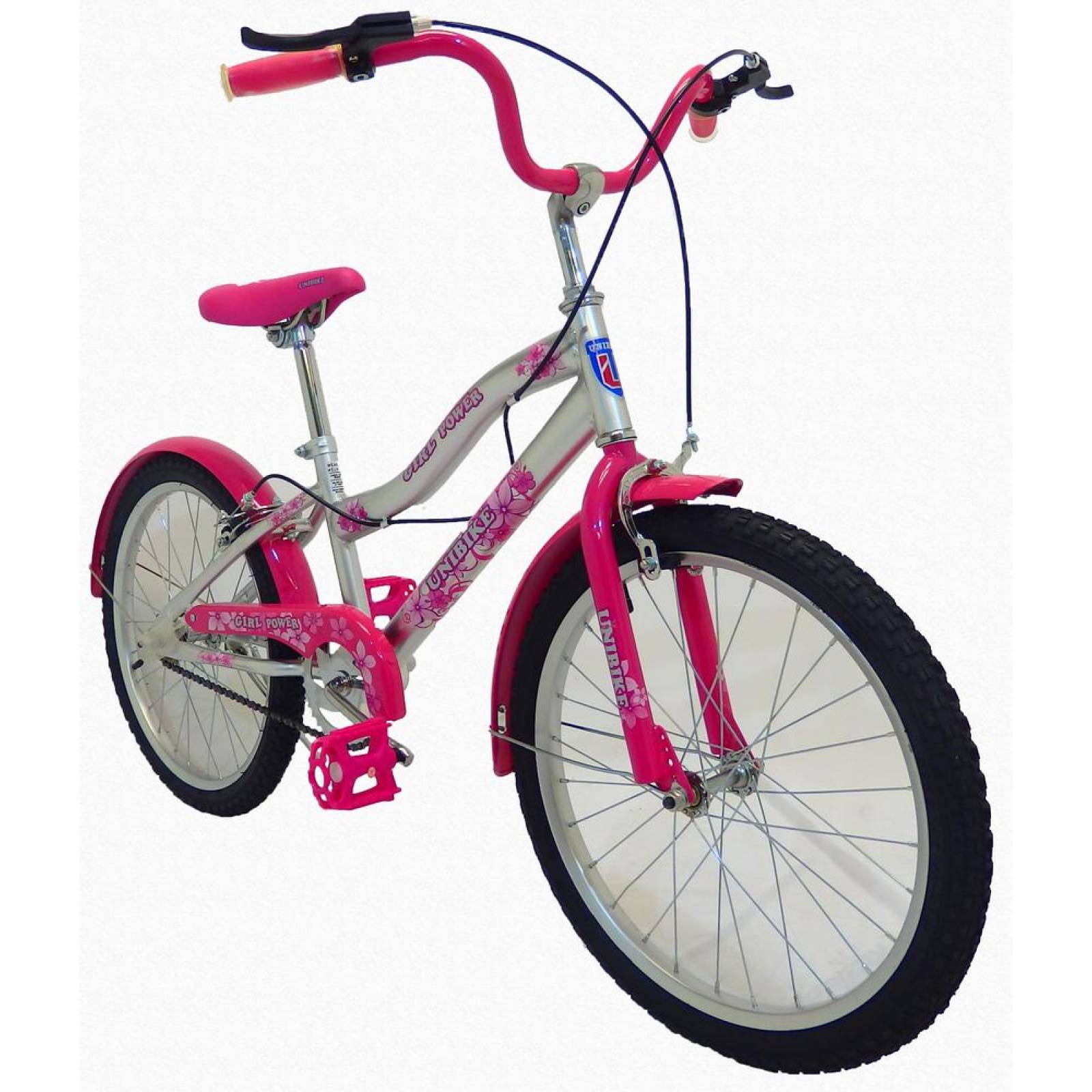 Bicicleta Infantil para niña rodada 20 POWER  - Blanco