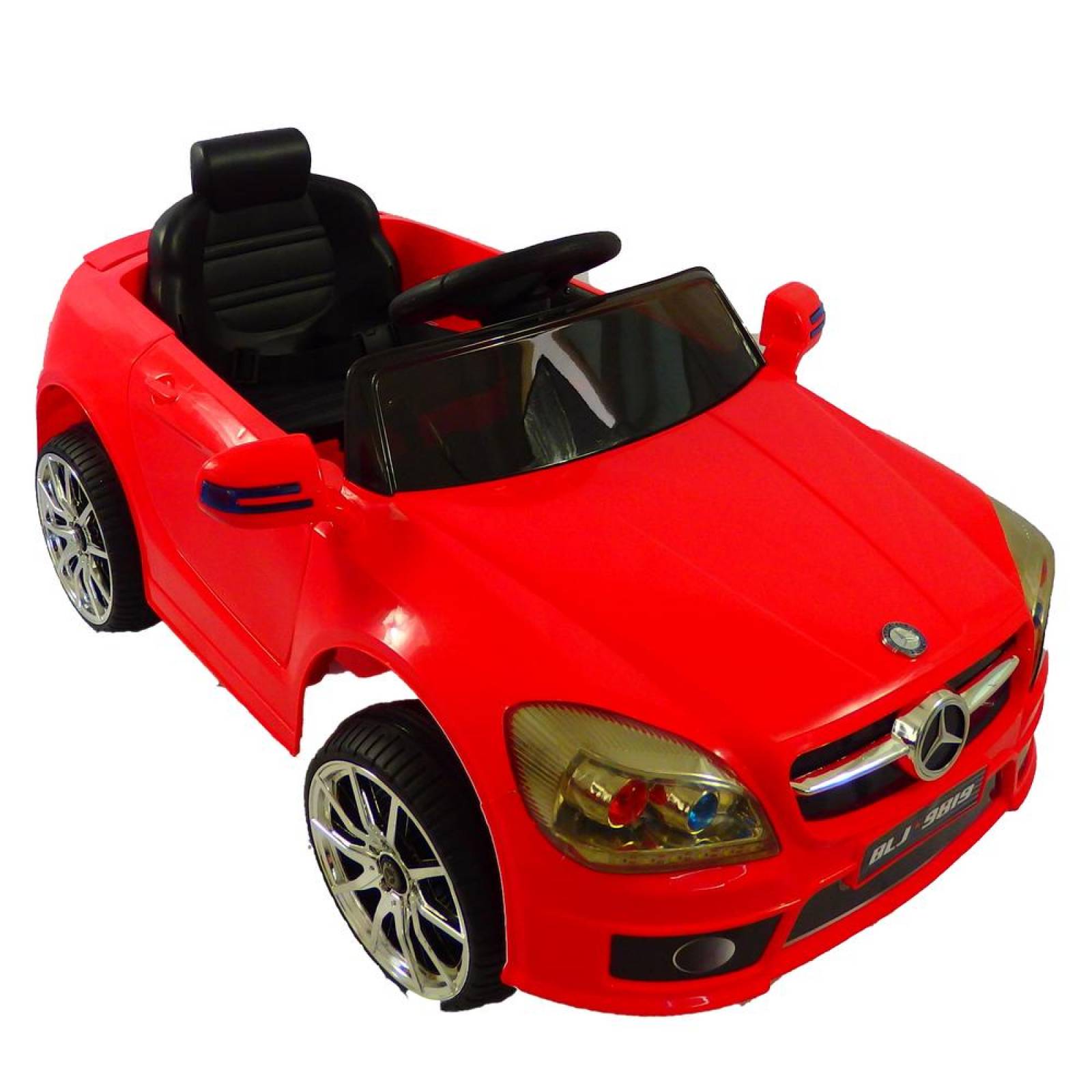 Carro Electrico Montable Con Control Remoto Mercedes Benz Rojo