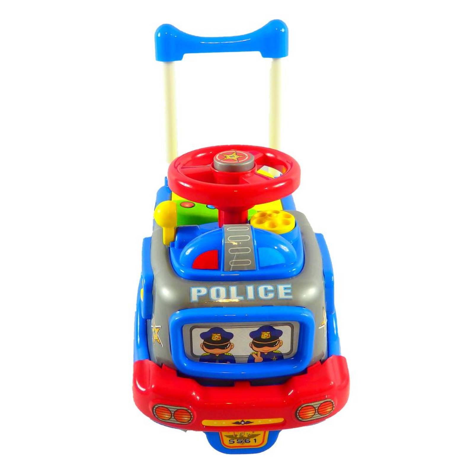 Montable Correpasillos de Policia con sonido  - Azul