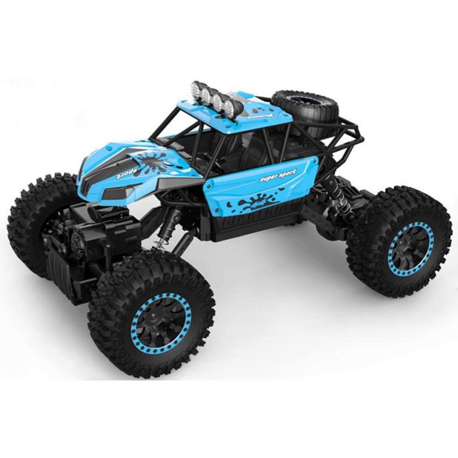 Carro Control Remoto a Escala 4x4, 25 km/h, 1:18, 2.4GHz  - Azul