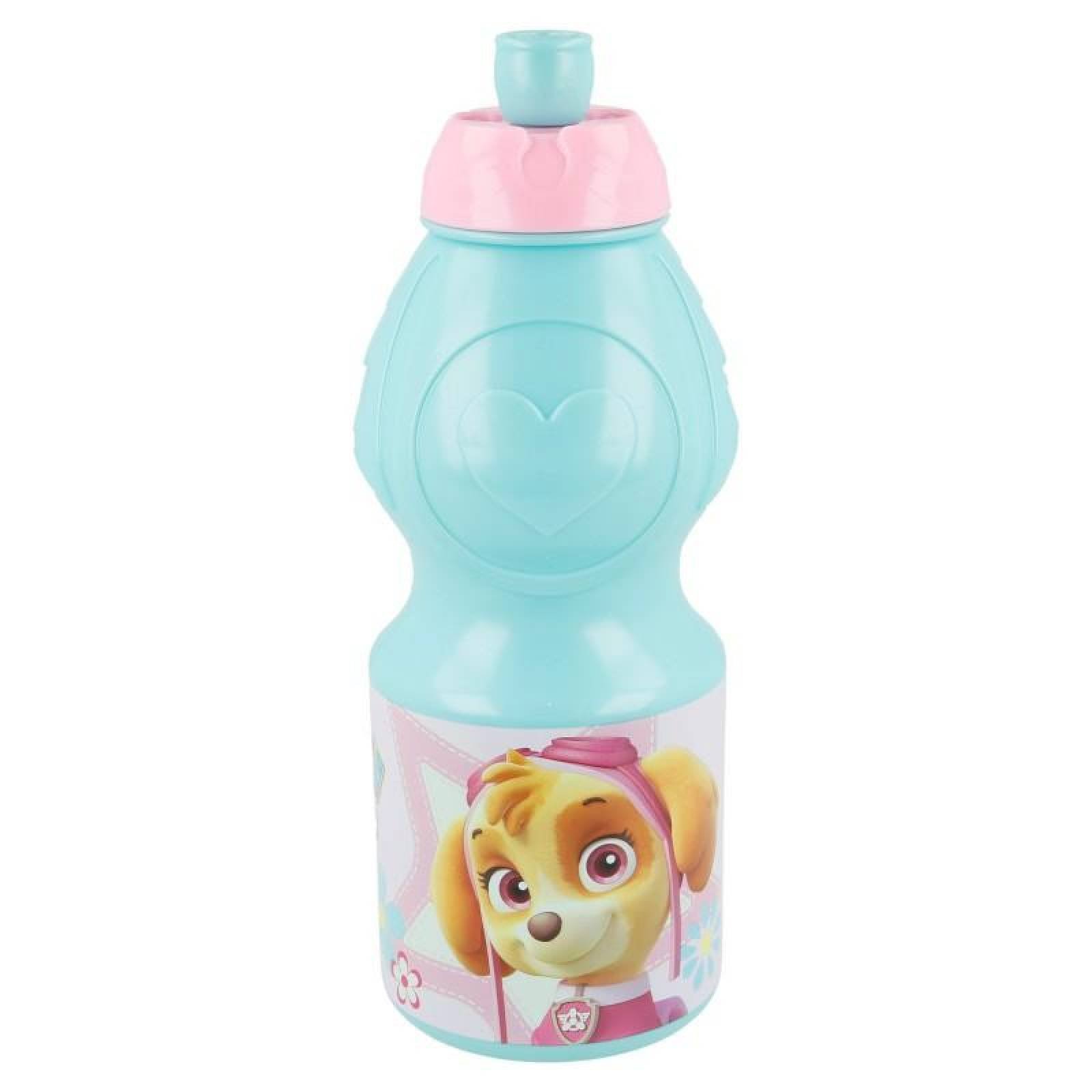 Botella de plástico de Paw Patrol de 400 ml para niña 