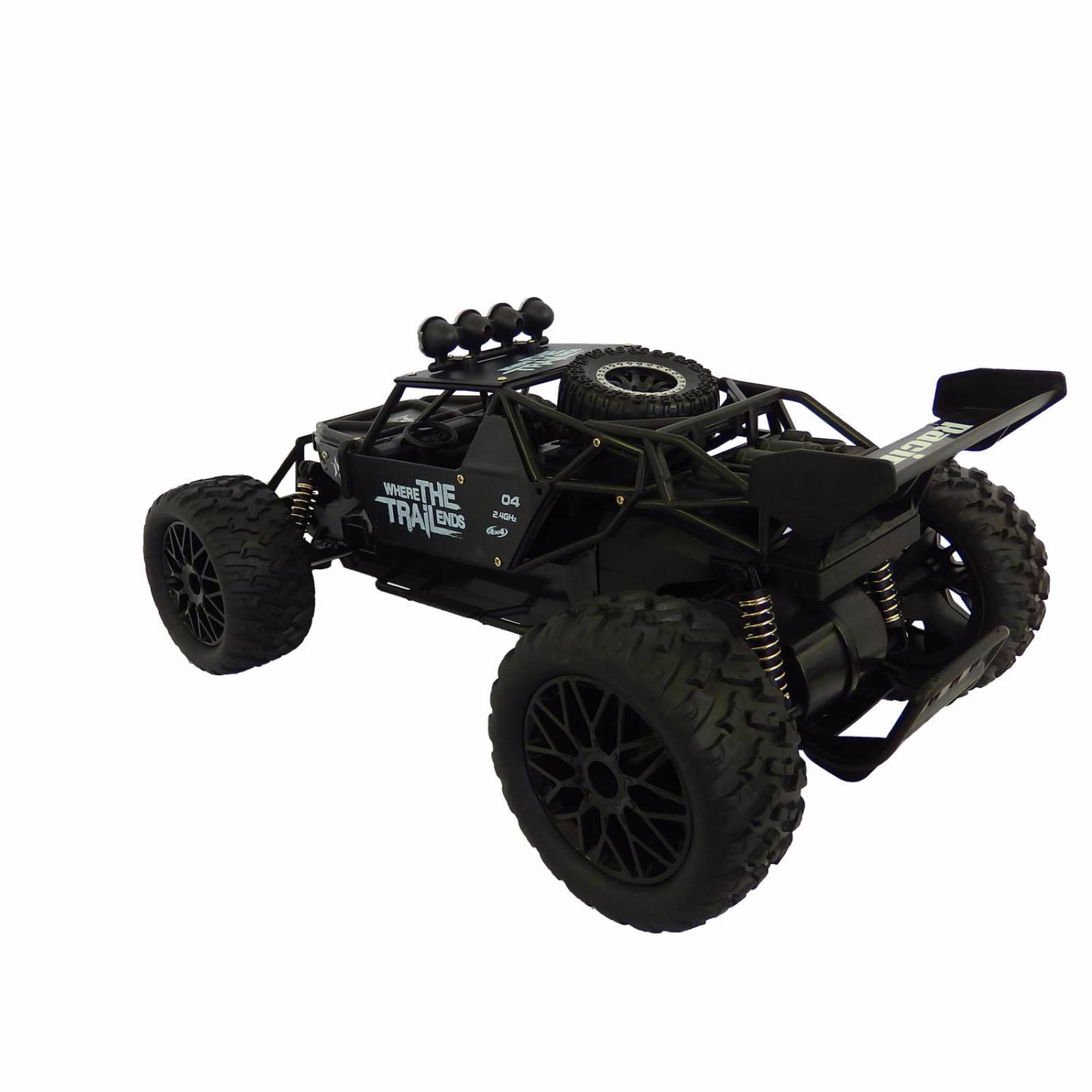 Carro Control Remoto a Escala 4x4, 20 km/h, 1:12, 2.4GHz  - Negro