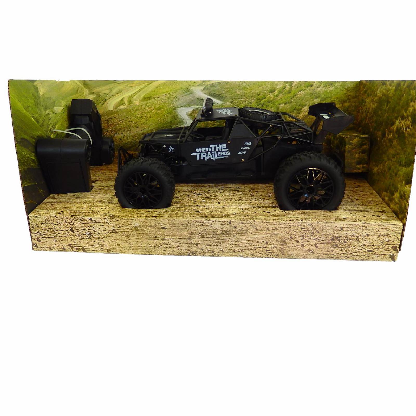 Carro Control Remoto a Escala 4x4, 20 km/h, 1:12, 2.4GHz  - Negro